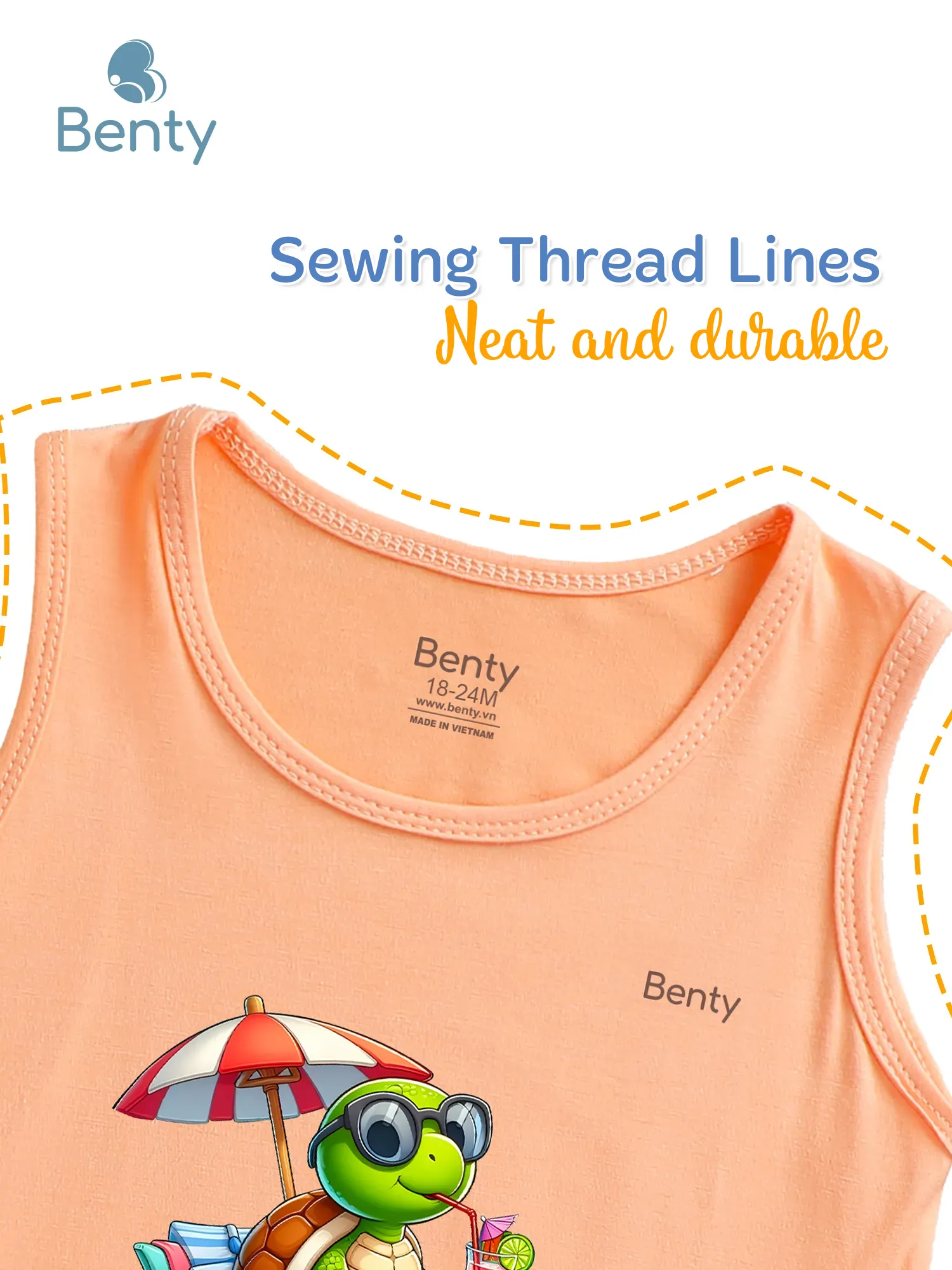 Summer turtle BENTY BT113 tank top set good sweat and cute