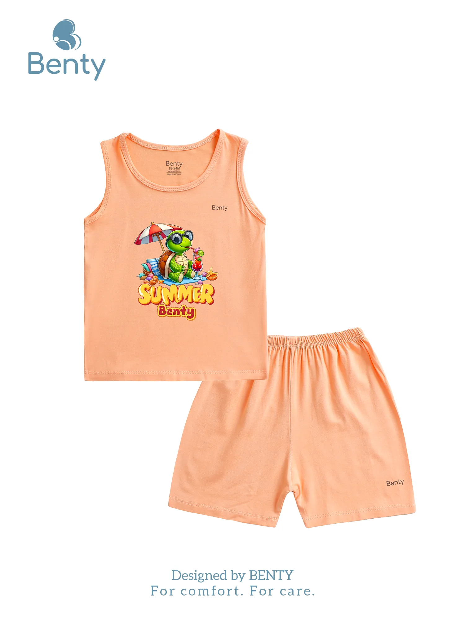 Summer turtle BENTY BT113 tank top set good sweat and cute