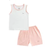 Bộ ba lỗ phối viền trơn BENTY cute, chất vải cao cấp, mềm mịn