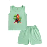 Bộ ba lỗ chú vẹt Parrot BENTY BT117 quần áo trẻ em mát mềm mịn