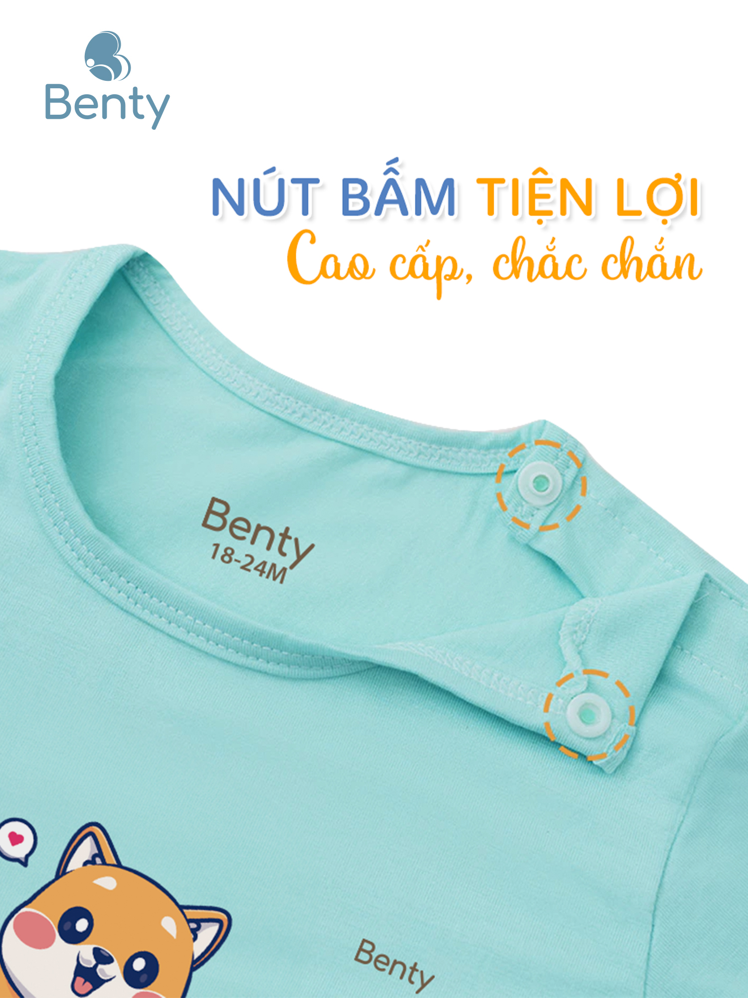 Bộ áo cộc quần dài BT035 BENTY, quần áo trẻ em cao cấp