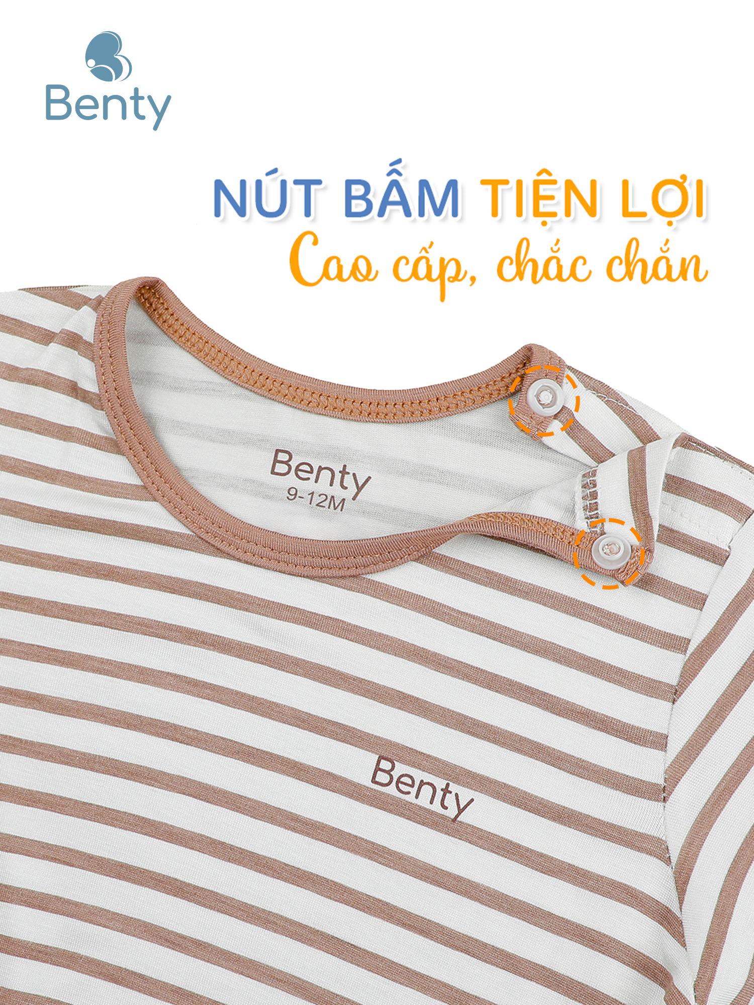 Bộ áo cộc quần dài full họa tiết sọc BENTY,chất vải mềm mịn