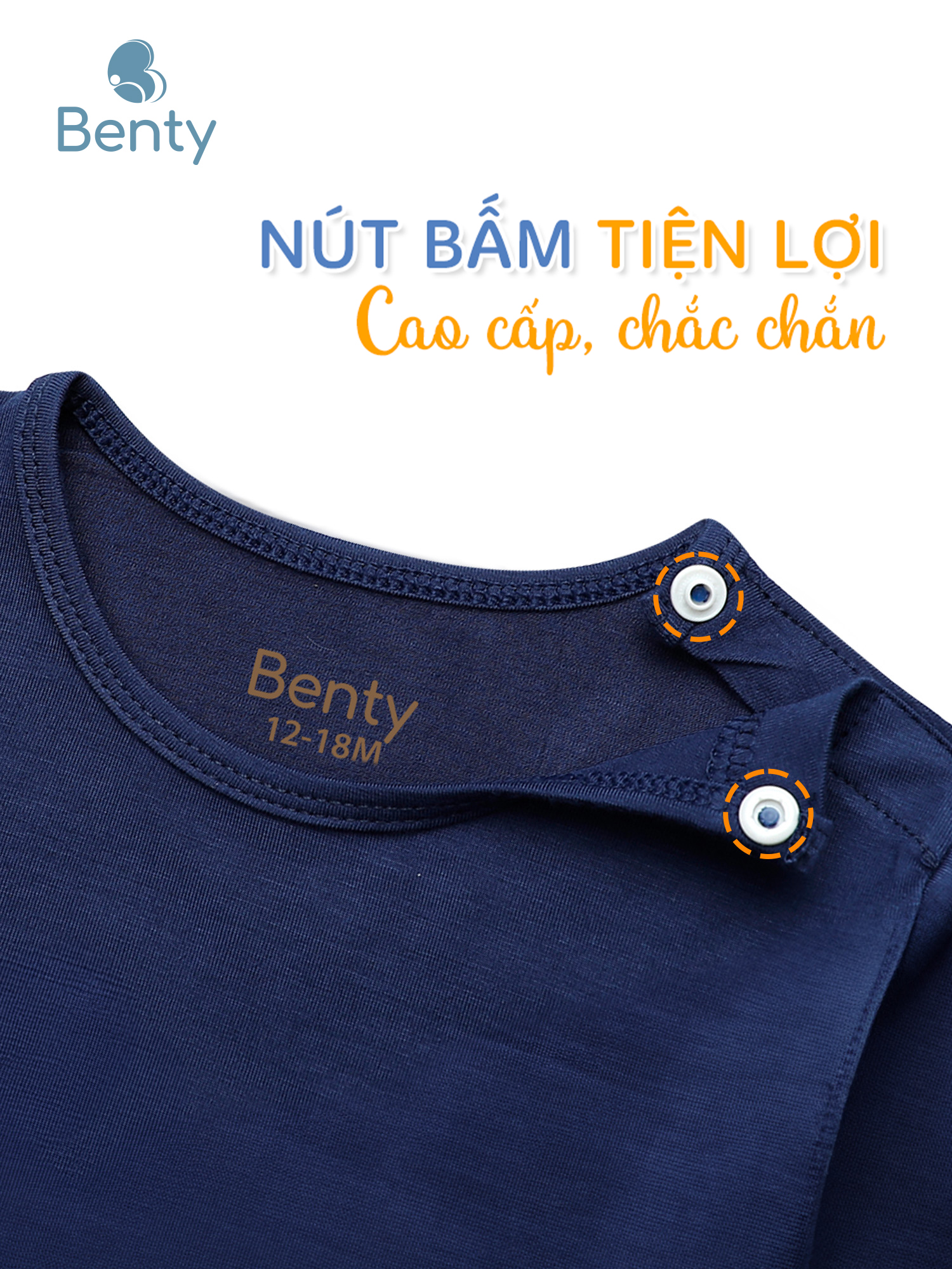 Dài cài vai trơn BENTY quần áo cao cấp mềm mịn mát cho bé