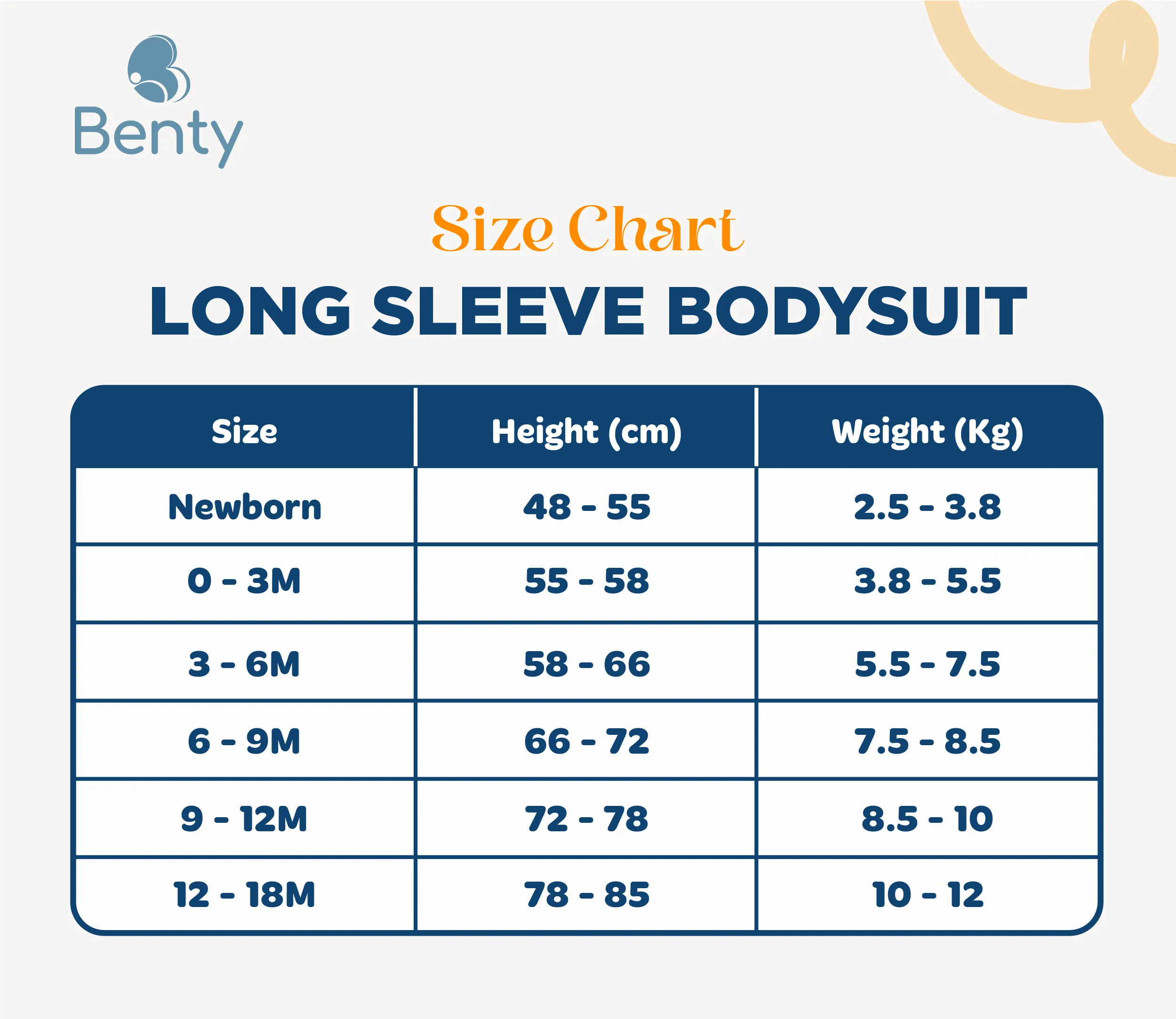 BENTY BT088 Premium Baby Long-Sleeve Cross-Over Set