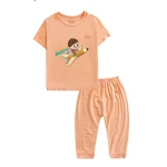 BENTY BT032 authentic kids short sleeve top and long pants set