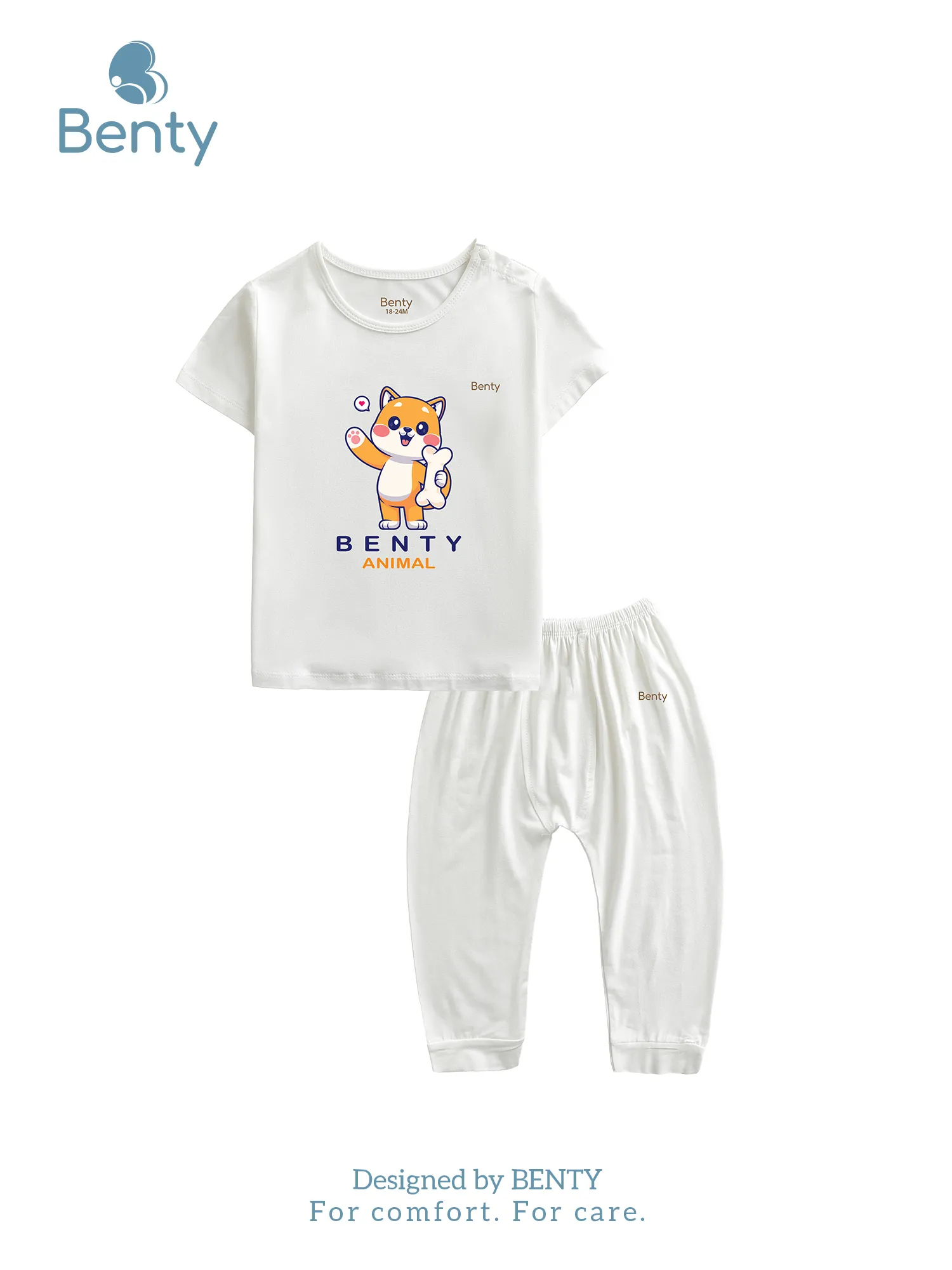 Bộ áo cộc quần dài BT035 BENTY, quần áo trẻ em cao cấp