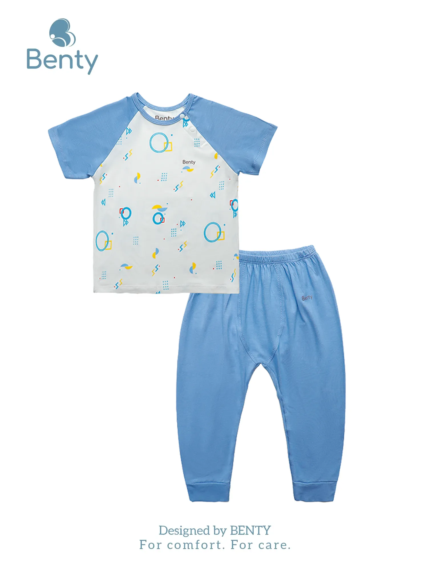 Bộ áo cộc chéo quần dài BENTY họa tiết, chất vải cao cấp