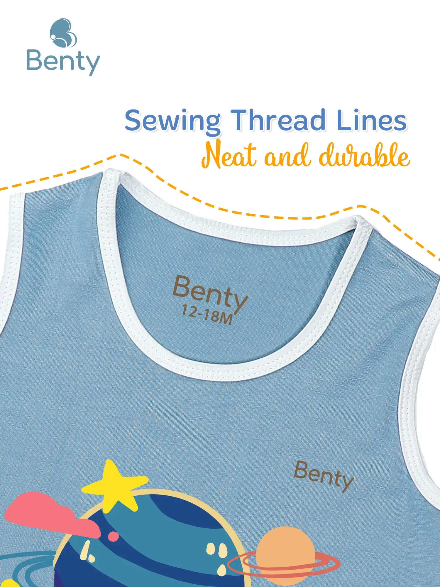 Benty BT072 printed panda tank top sport a fun