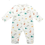 BENTY long-sleeved bodysuit with full print, cute design for babies