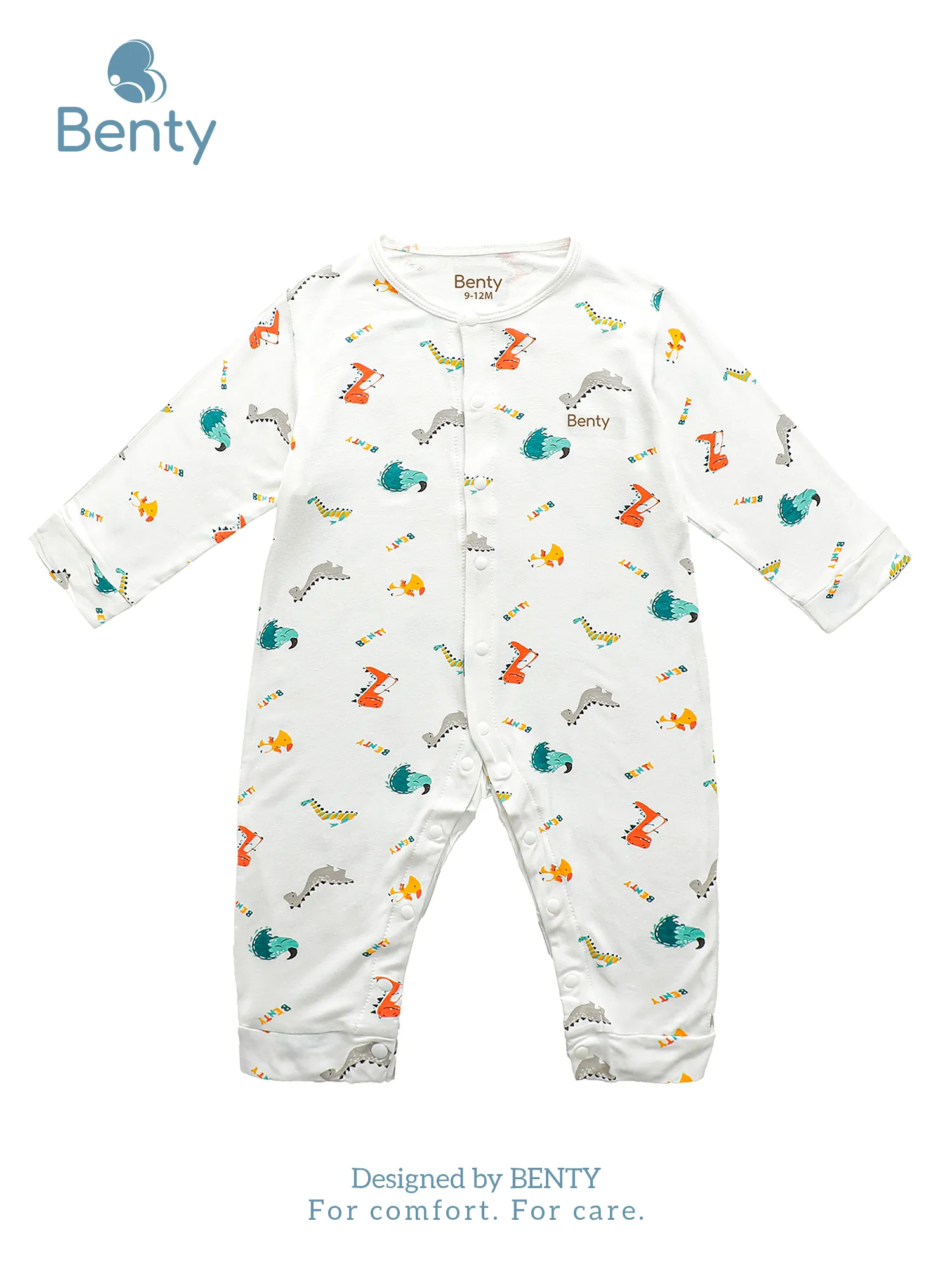 Body dài tay full họa tiết BENTY đáng yêu cho bé cưng