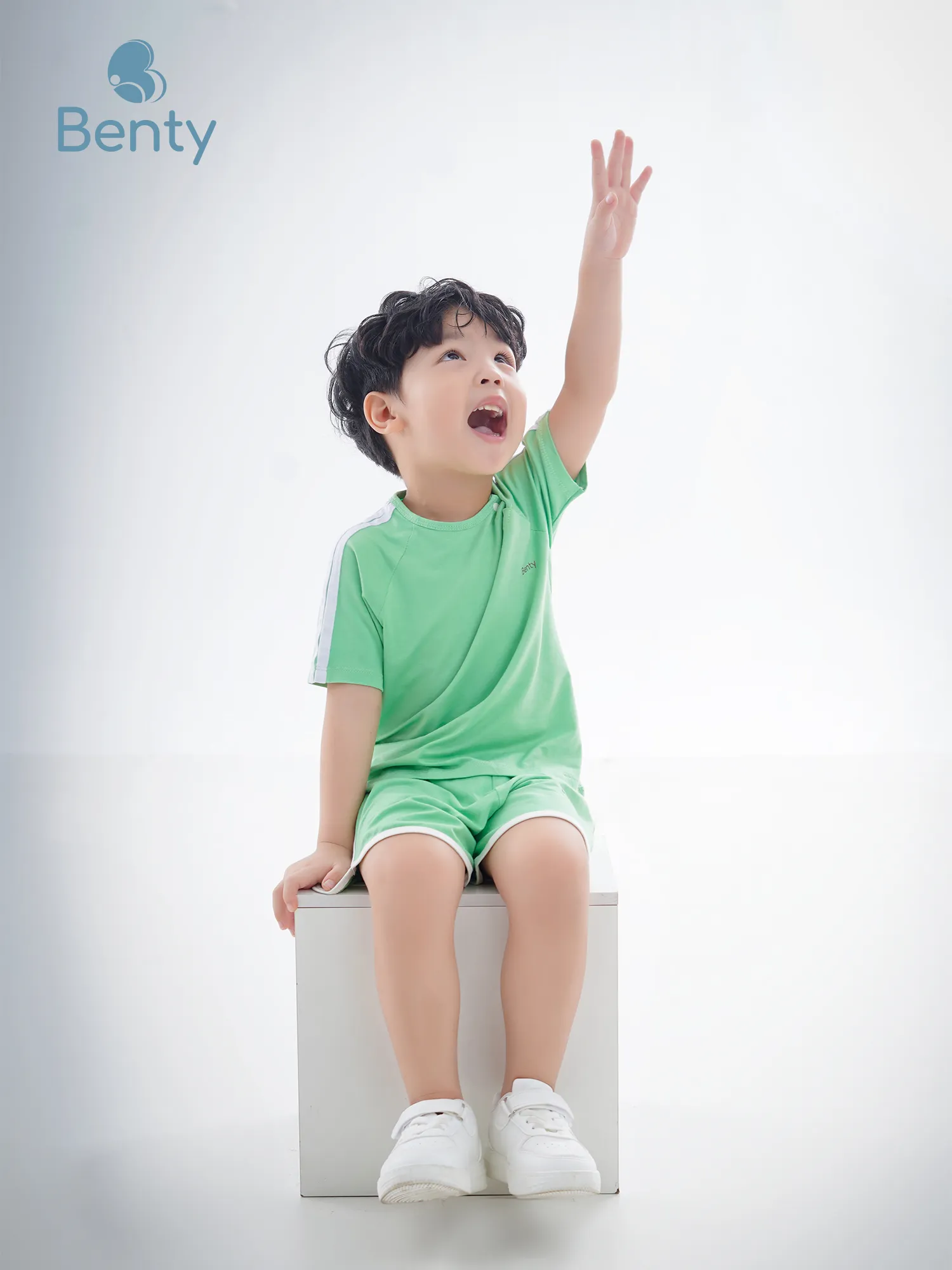 Bộ cộc tay cài chéo thể thao BENTY basic, đồ bộ trẻ em