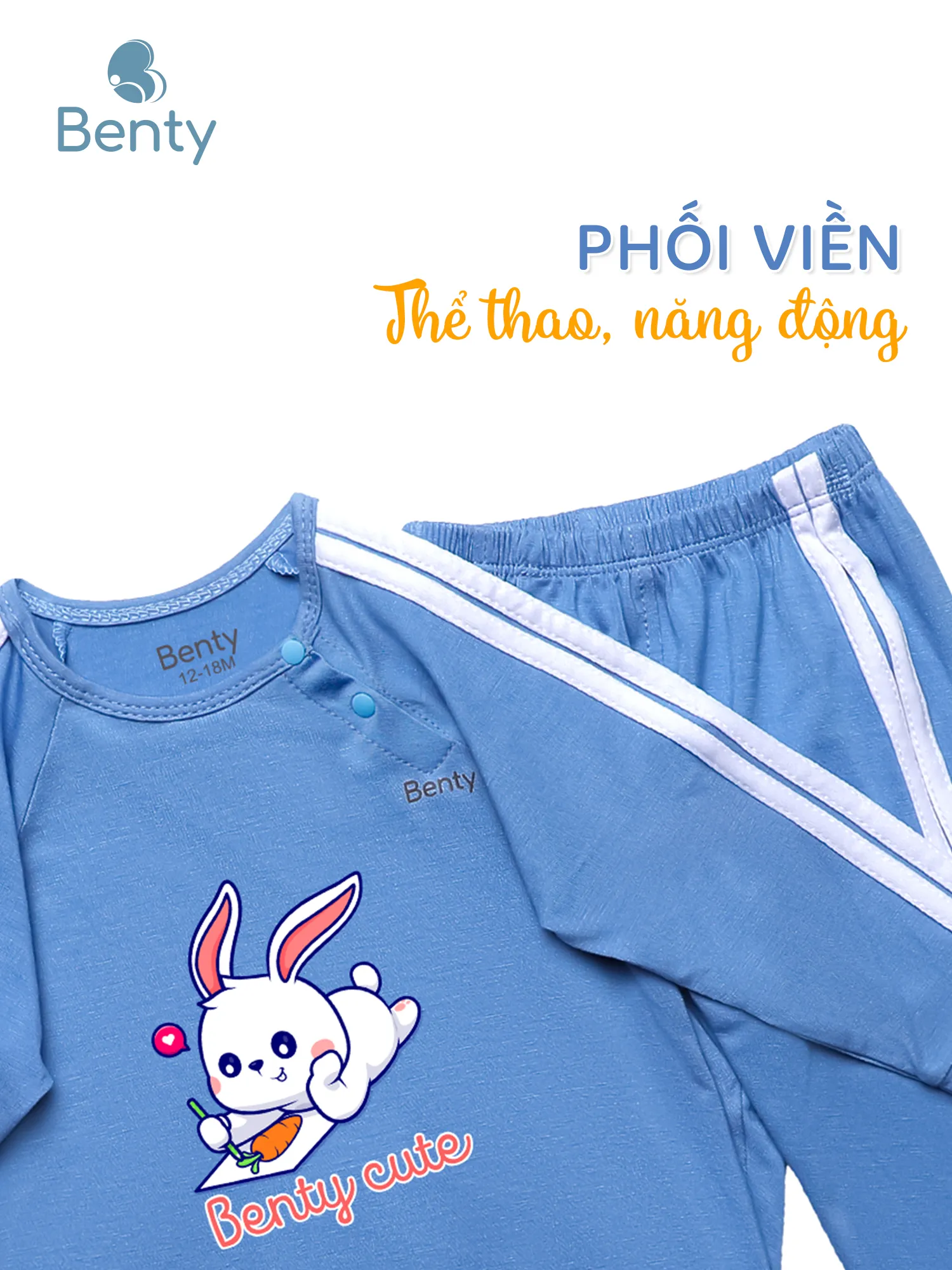 Dài tay cài chéo thể thao BT093 BENTY an toàn cho làn da