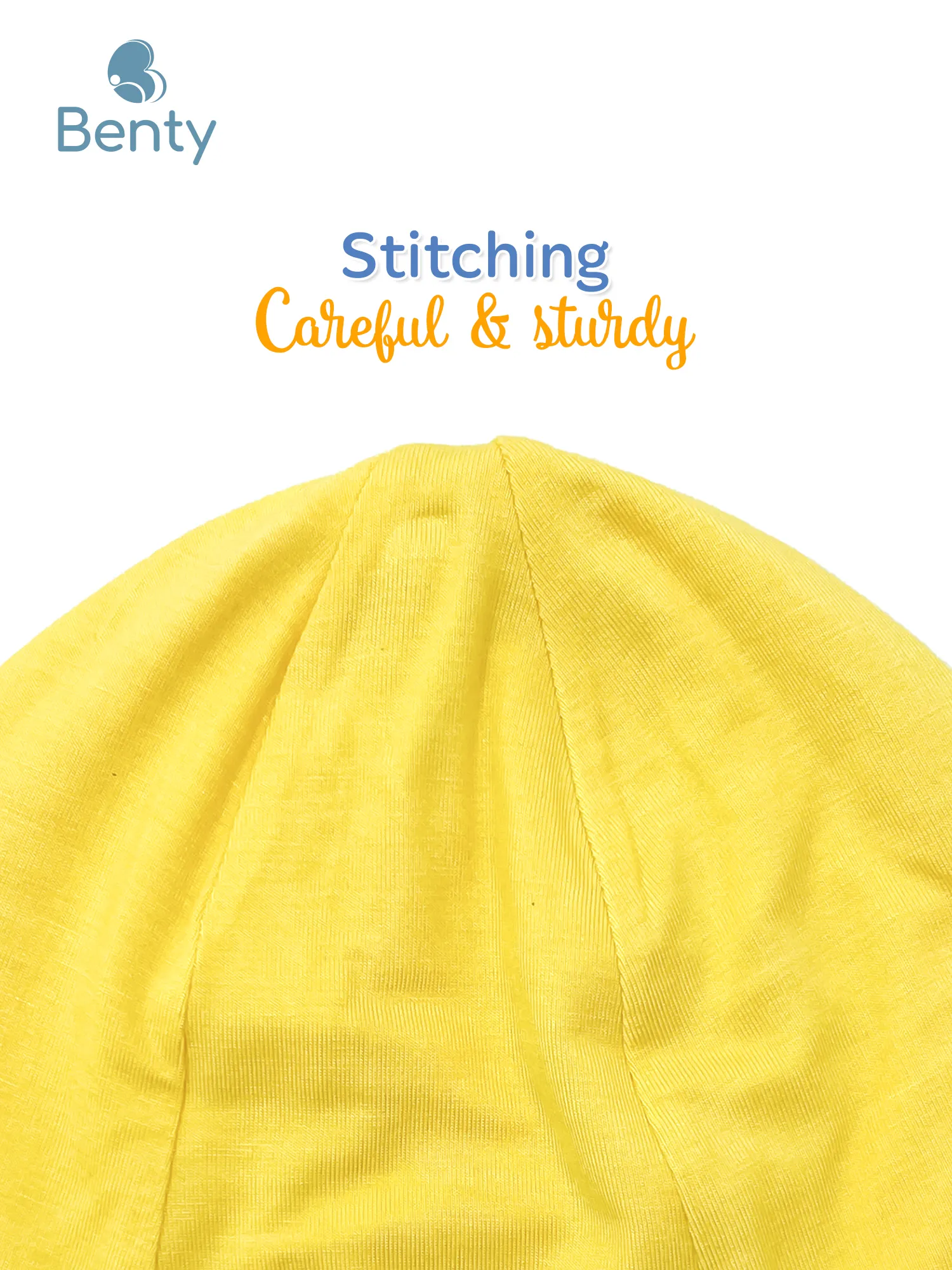 BENTY premium double-layer basic solid ruffle hat