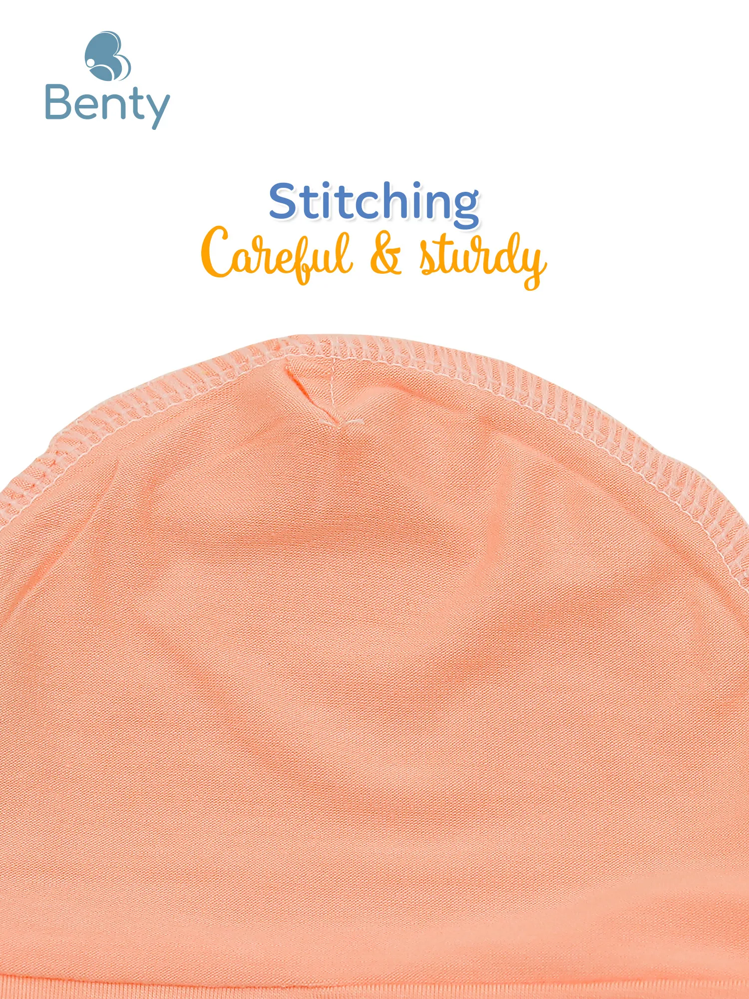 BENTY basic newborn hat made from premium, baby-safe fabric
