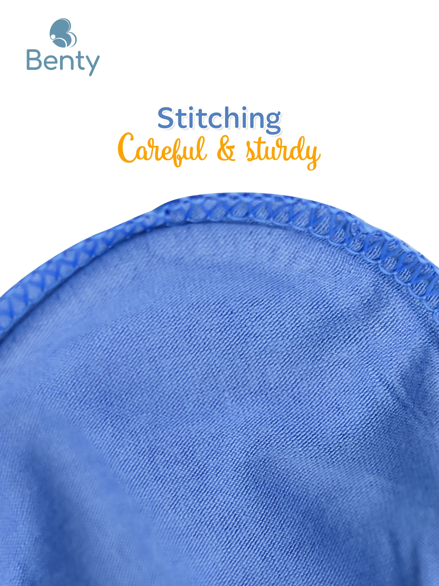 BENTY soft, breathable baby mittens with good sweat