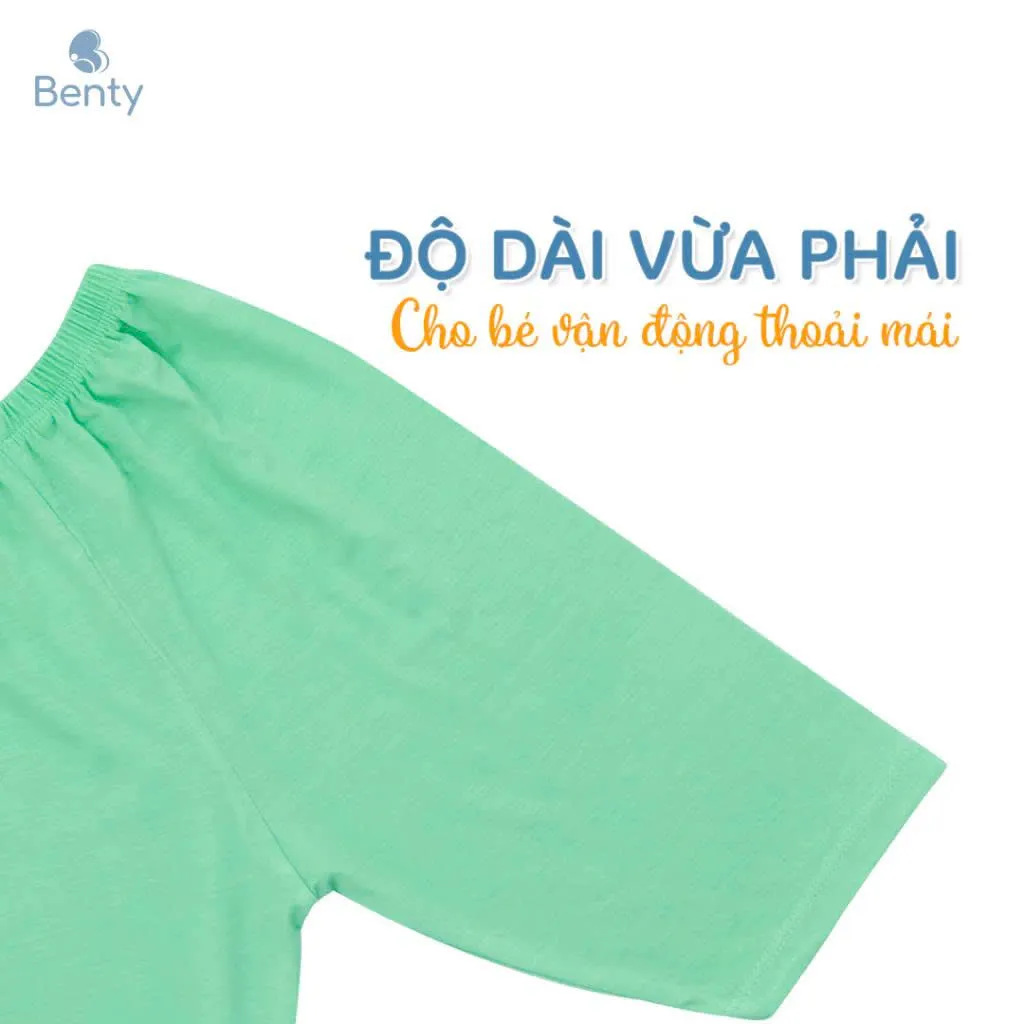 Áo lửng quần lửng BT036 BENTY thoáng khí an toàn cho da bé