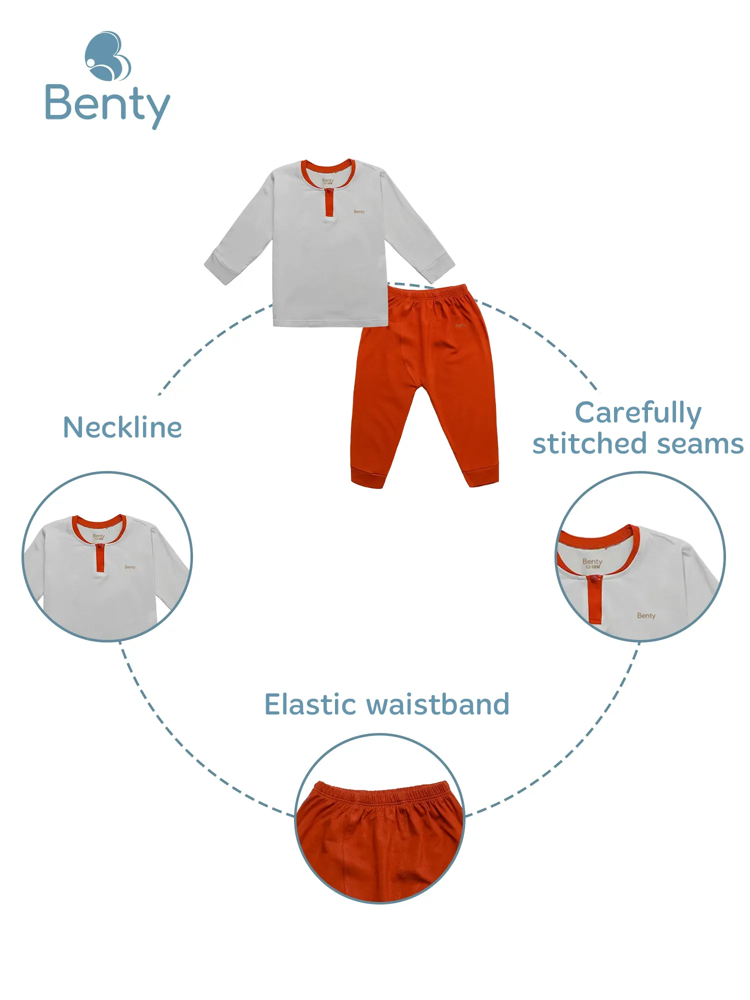 BENTY BT041 whale print polo style short sleeve set, baby outfit