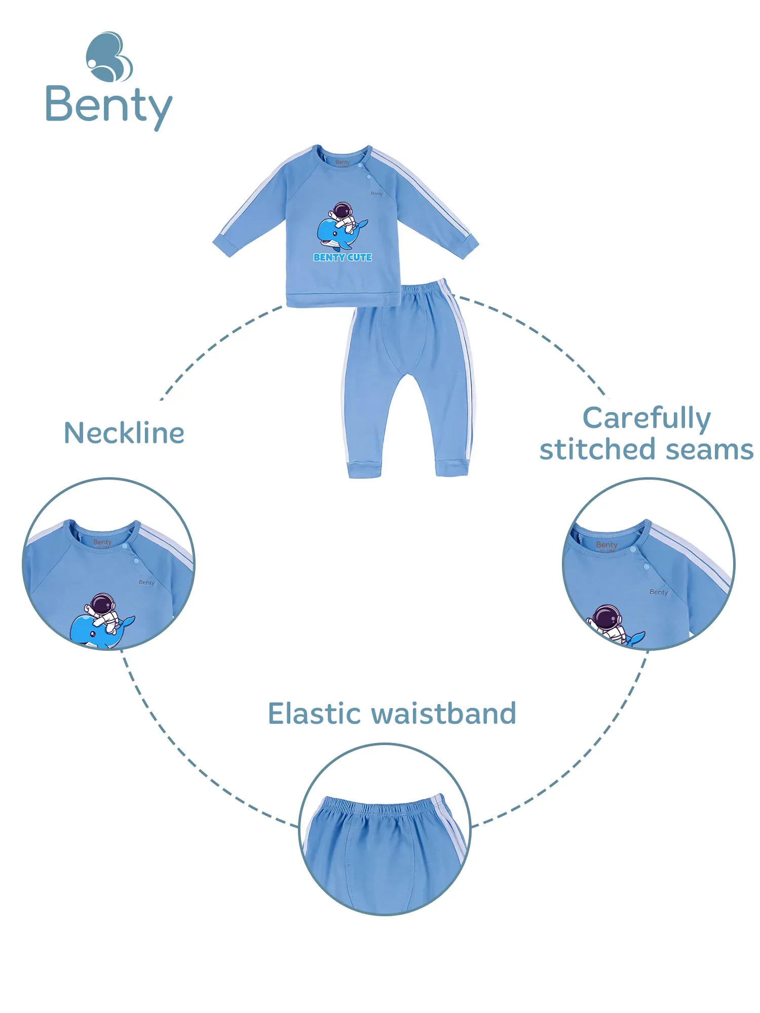 BENTY BT092 Soft and Comfortable Sports Set for Kids