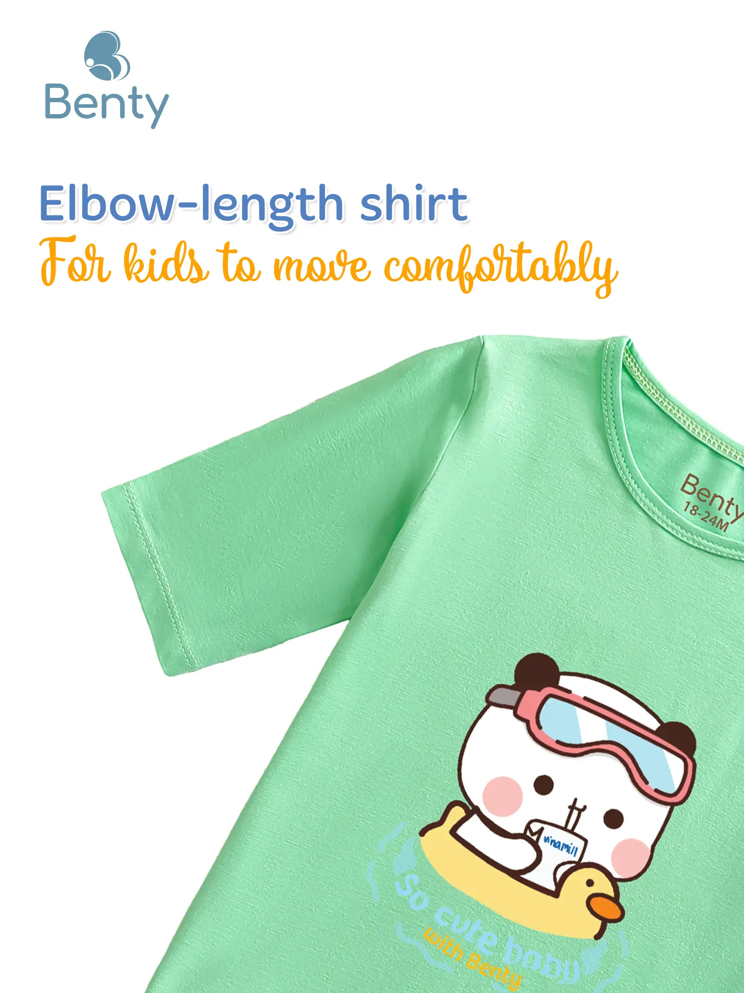 BT031 BENTY soft and adorable mid-length set for kid