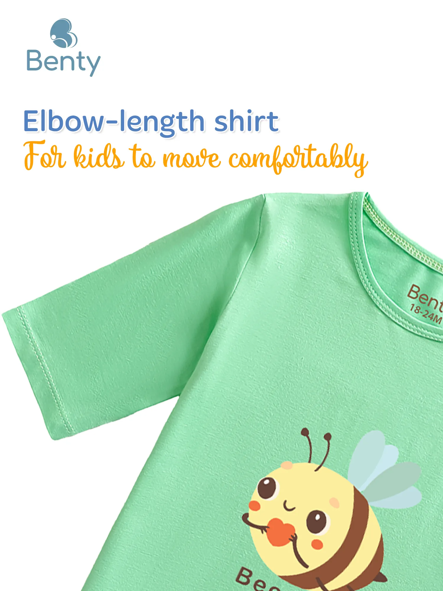 BT036 BENTY soft and airy medium length outfit for kid