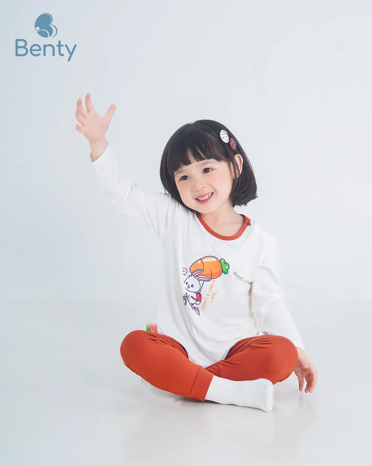 Dài cài vai phối viền BT075 BENTY đồ bộ trẻ em cao cấp