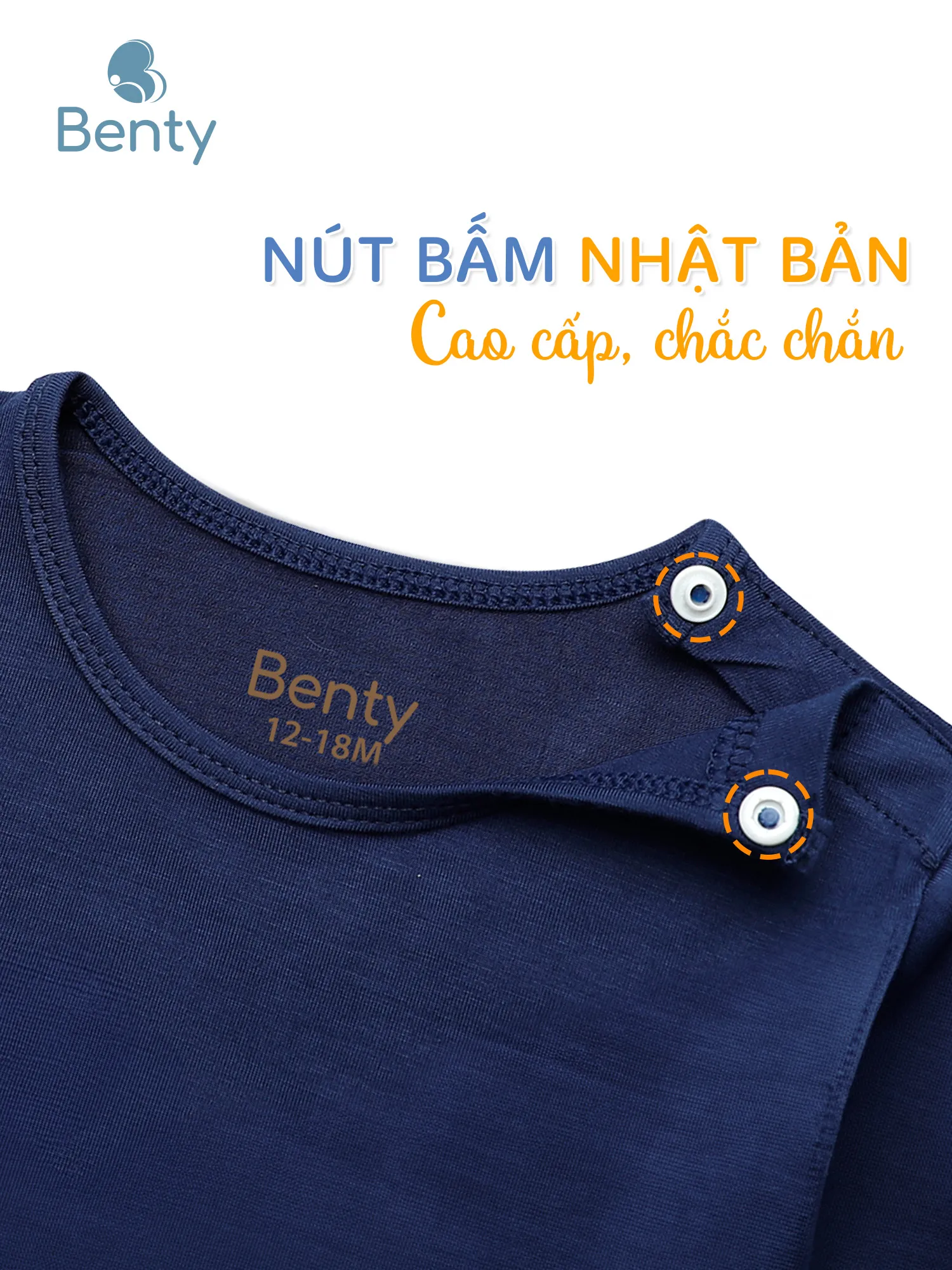 Dài cài vai trơn BENTY quần áo cao cấp mềm mịn mát cho bé