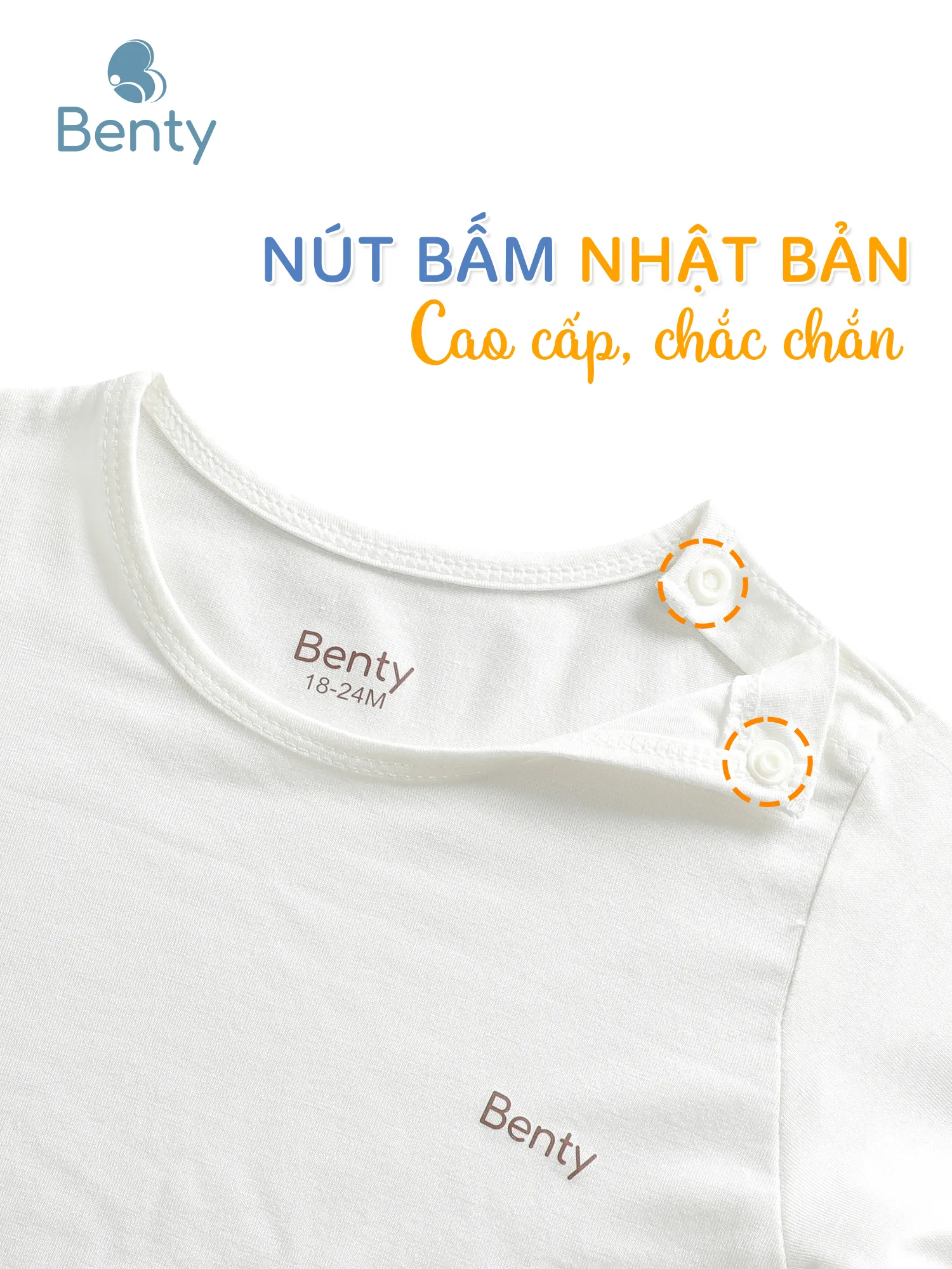 Áo dài tay lẻ cổ tròn BENTY, chất vải cao cấp