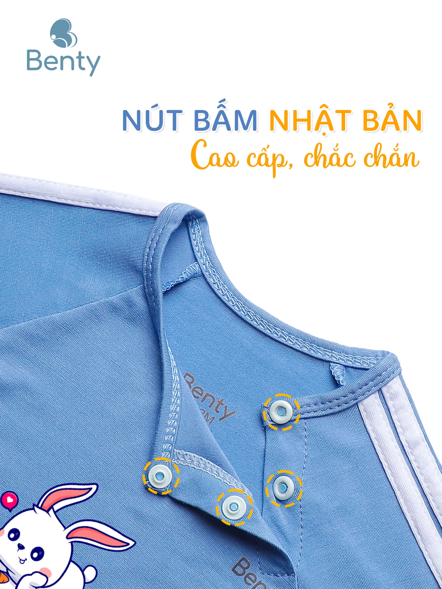 Dài tay cài chéo thể thao BT093 BENTY an toàn cho làn da