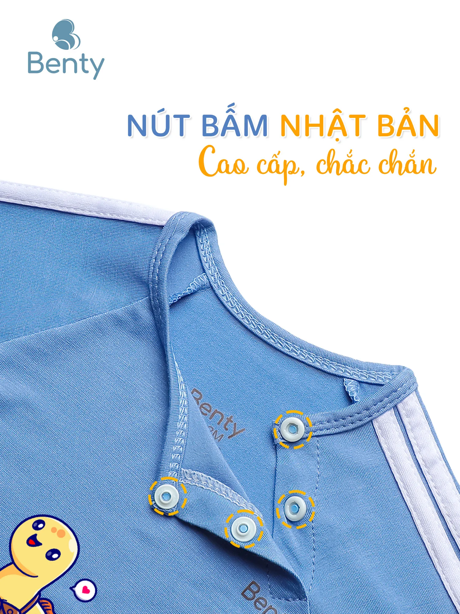 Dài tay cài chéo thể thao BT094 BENTY dễ thương cho bé