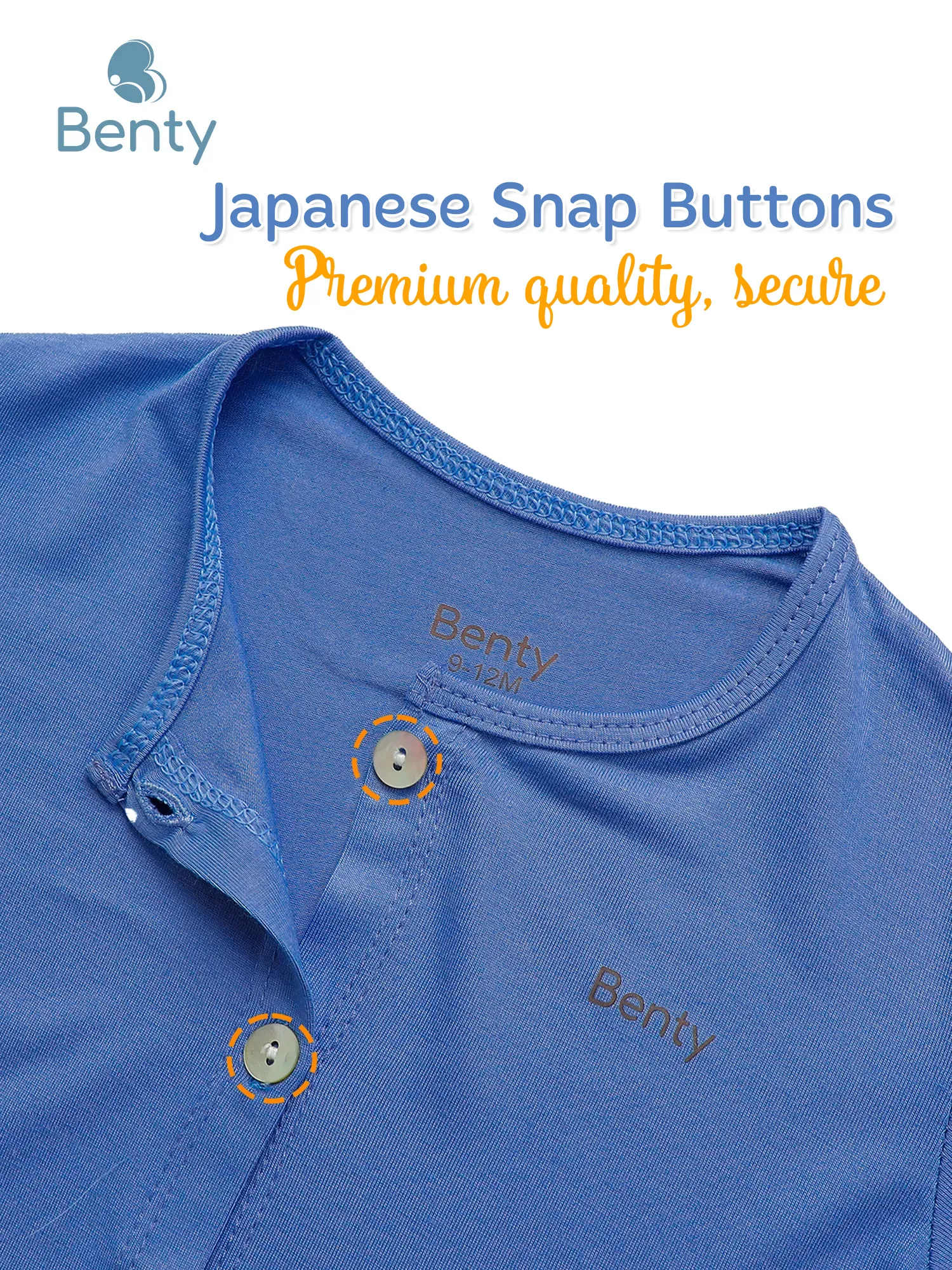 BENTY Soft, Smooth, and Cool Long-Sleeve Front-Snap Outfit