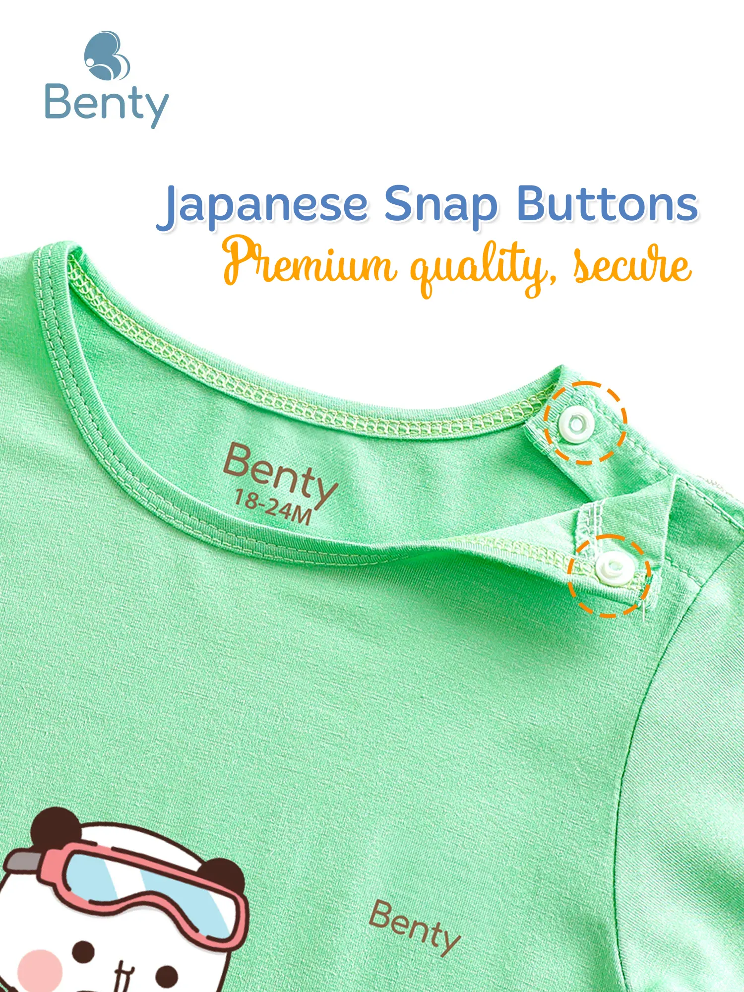 BT031 BENTY soft and adorable mid-length set for kid