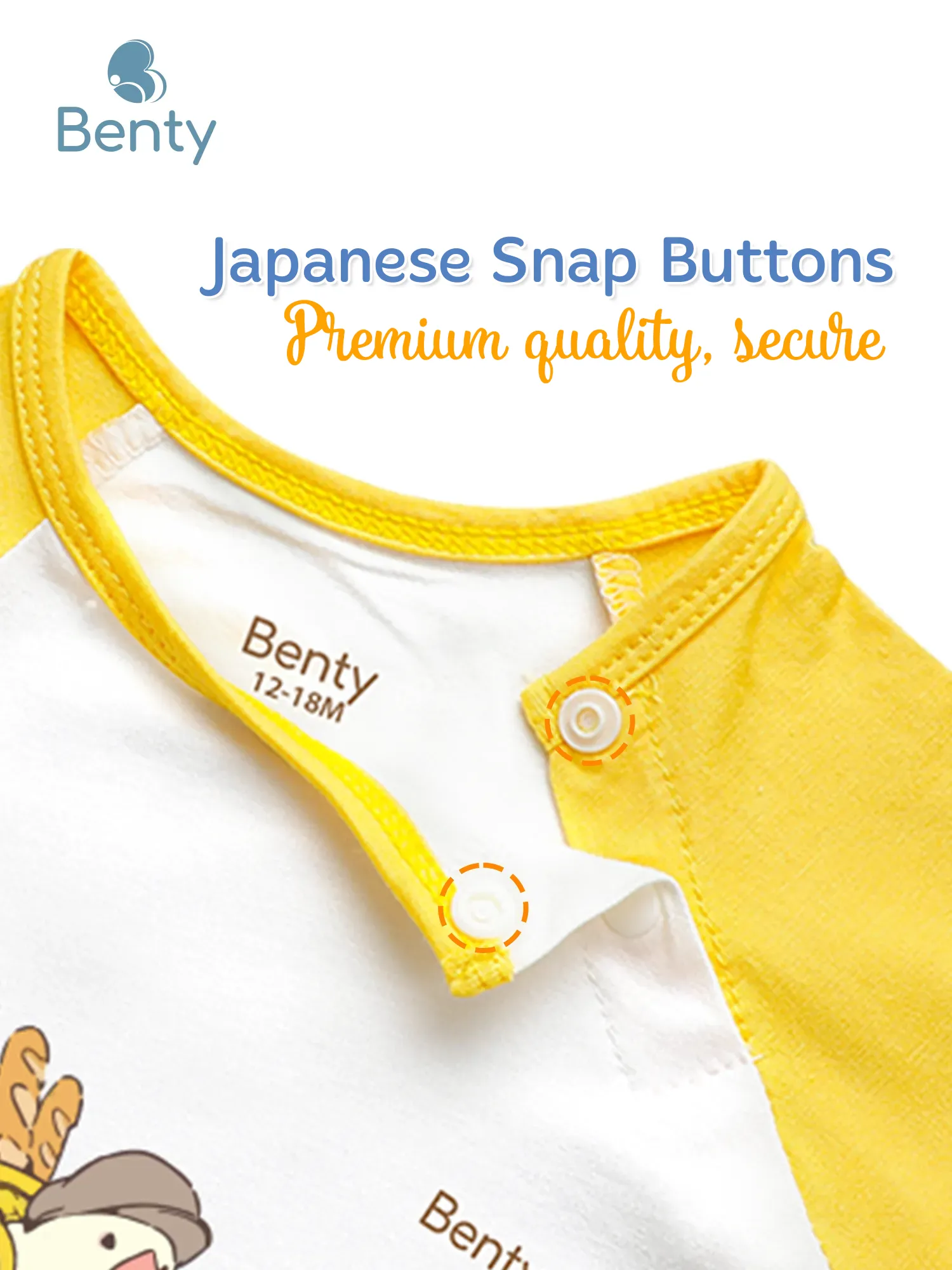 BENTY BT002 printed short sleeve cross button set, kids outfit