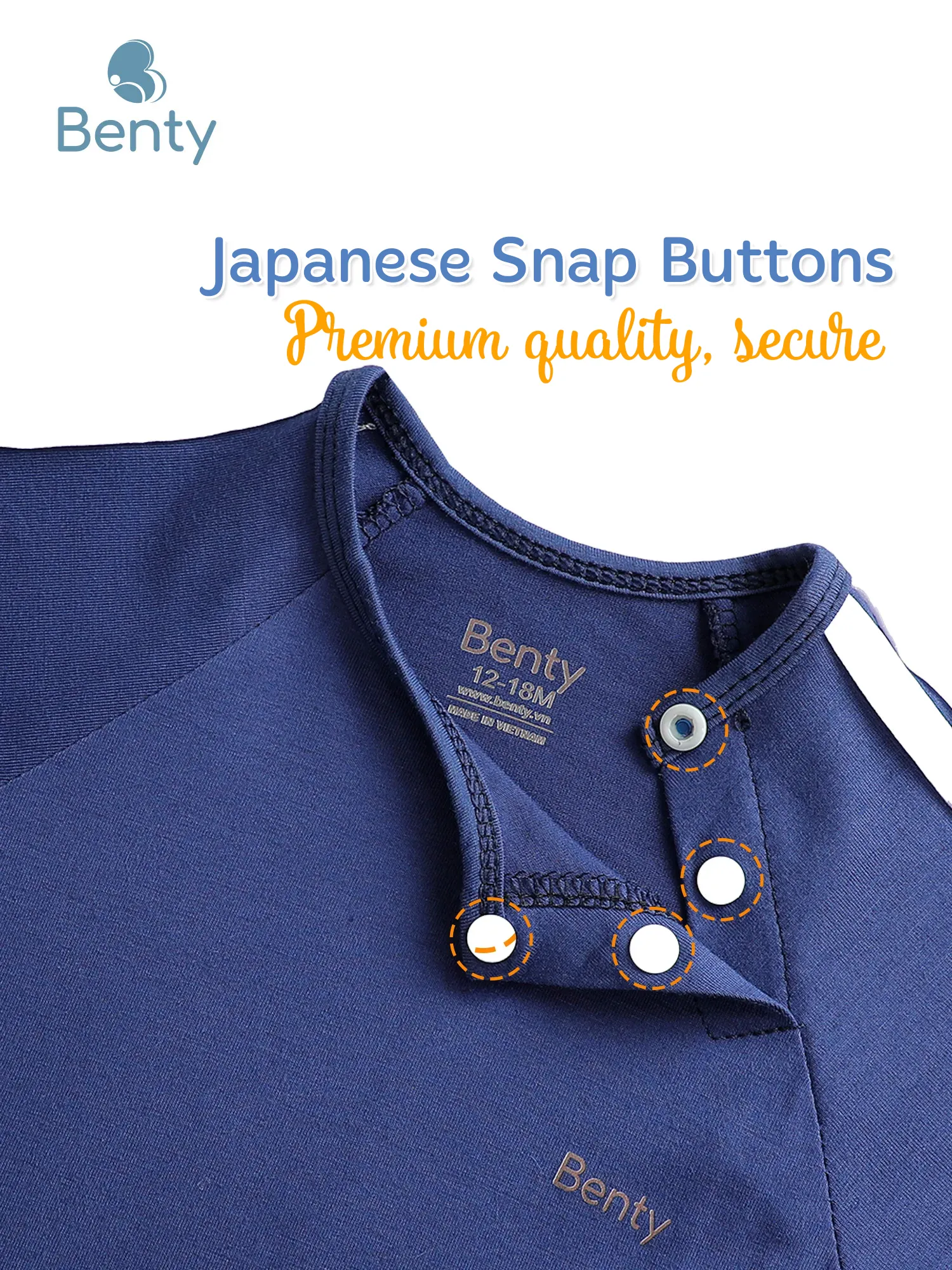 BENTY basic sporty short sleeve cross button set, kids outfit