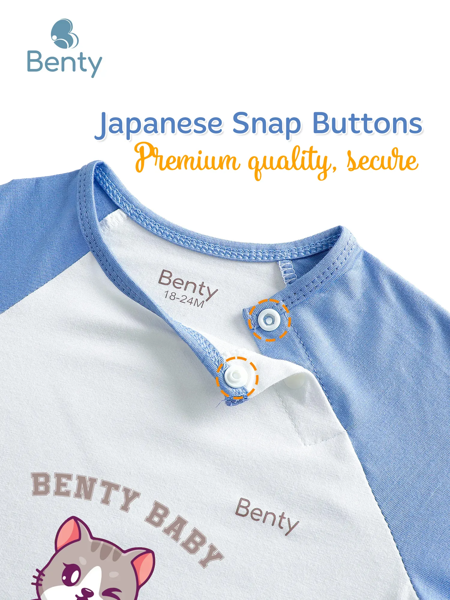 BENTY BT007 Premium Cross-Snap Kidswear Set Kid