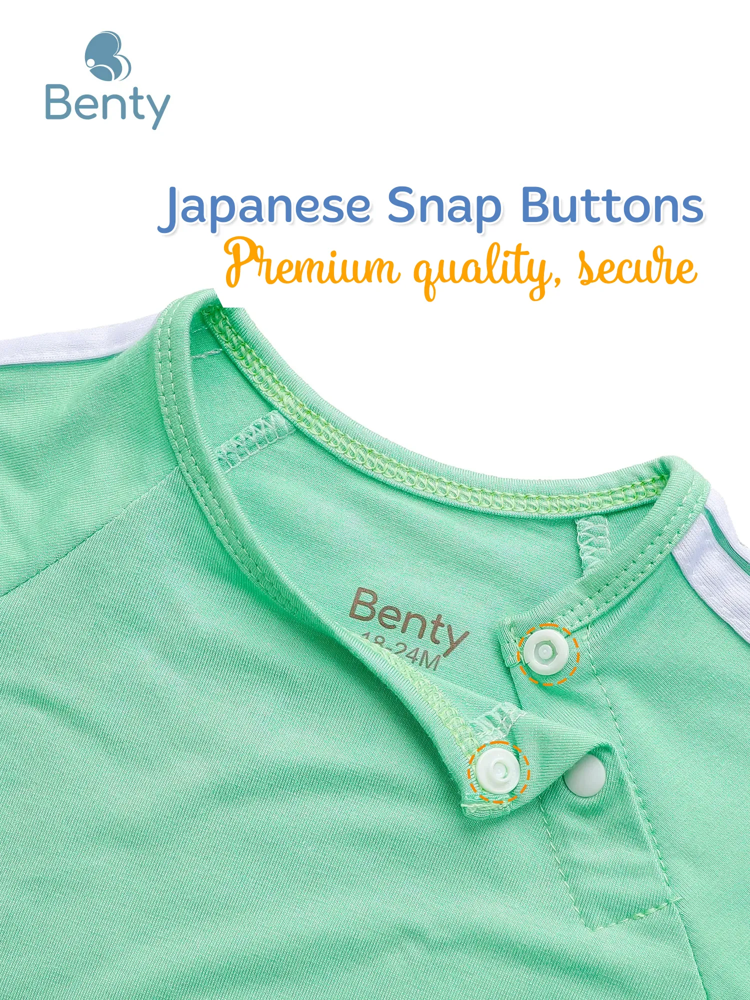 BENTY number 9 sporty button short sleeve set in black