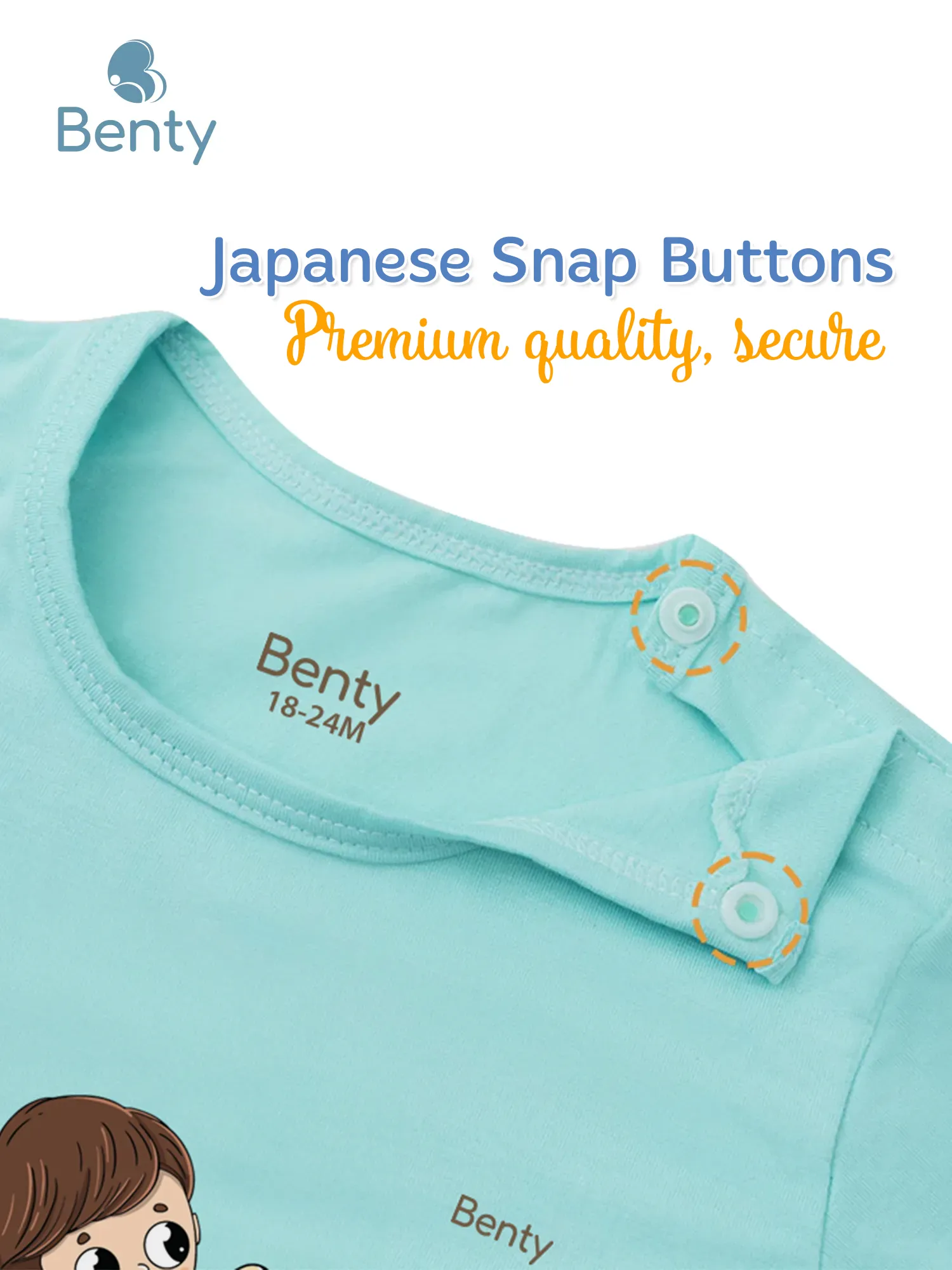 BENTY BT032 authentic kids short sleeve top and long pants set