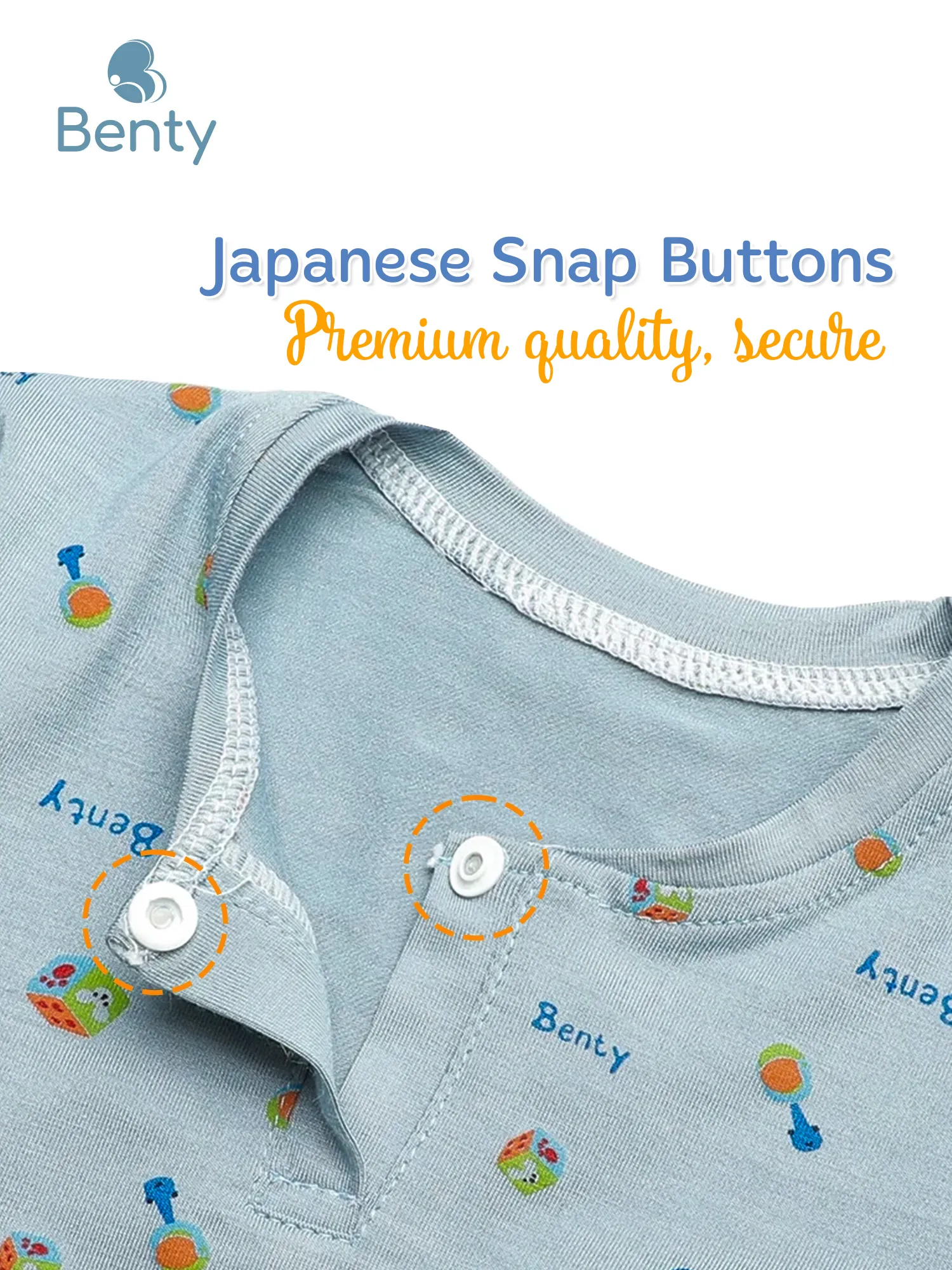 BENTY soft and smooth long-sleeve patterned polo set