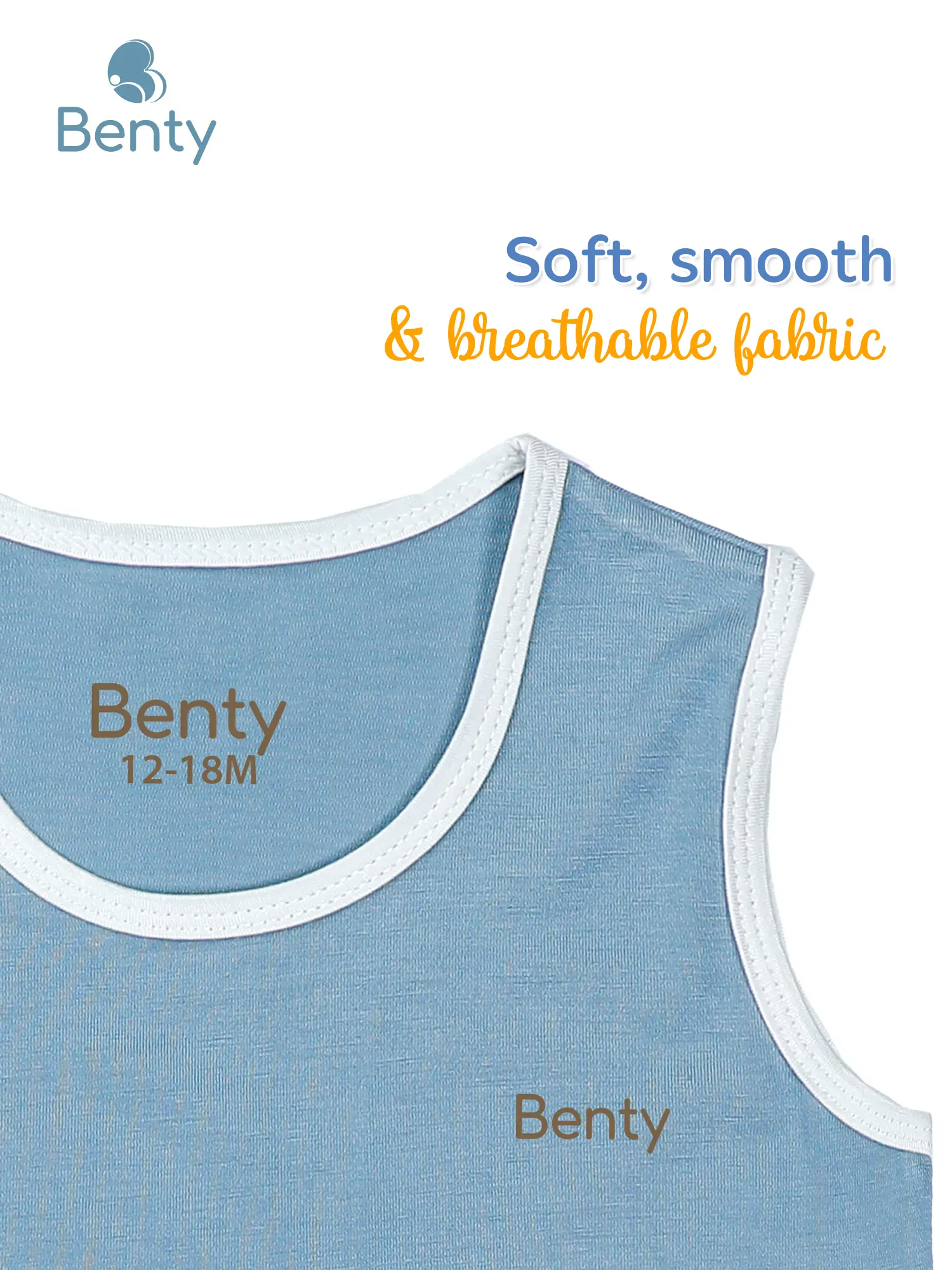 BENTY tank top sports, smooth, soft, cool, basic Korean style.
