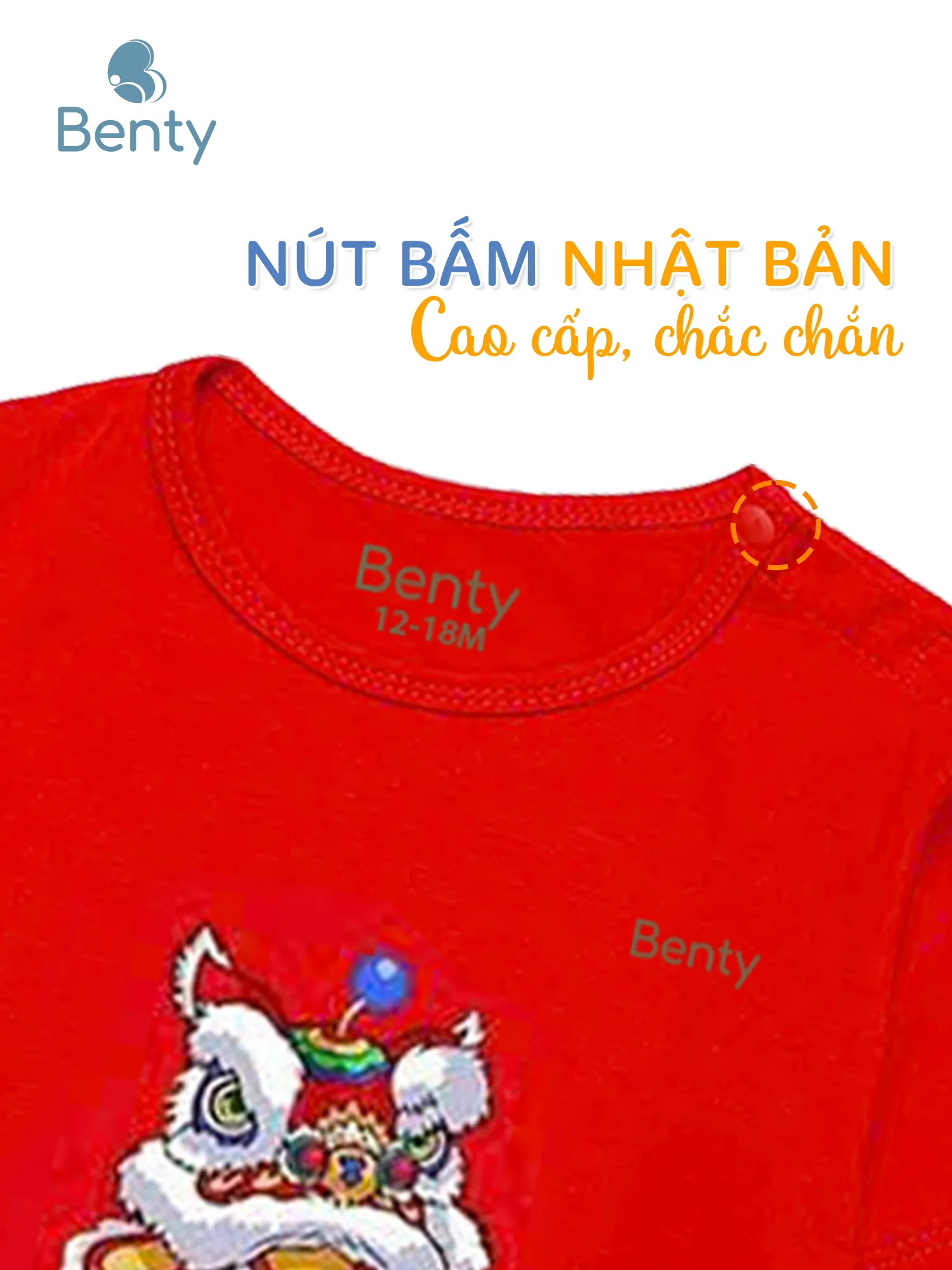 Bộ cộc tay cài vai BT068 BENTY mịn mát, màu sắc tươi tắn