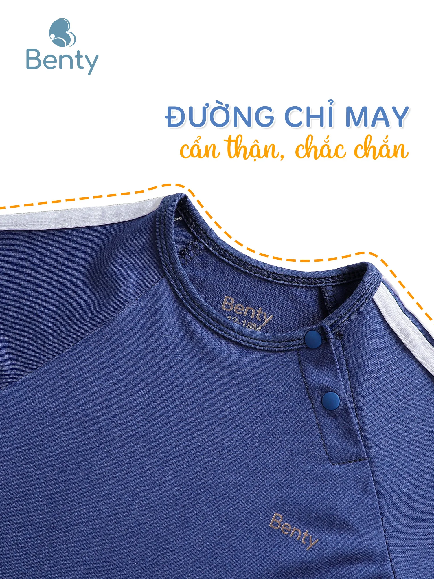 Bộ cộc tay cài chéo thể thao BENTY số 11 trắng, phong cách