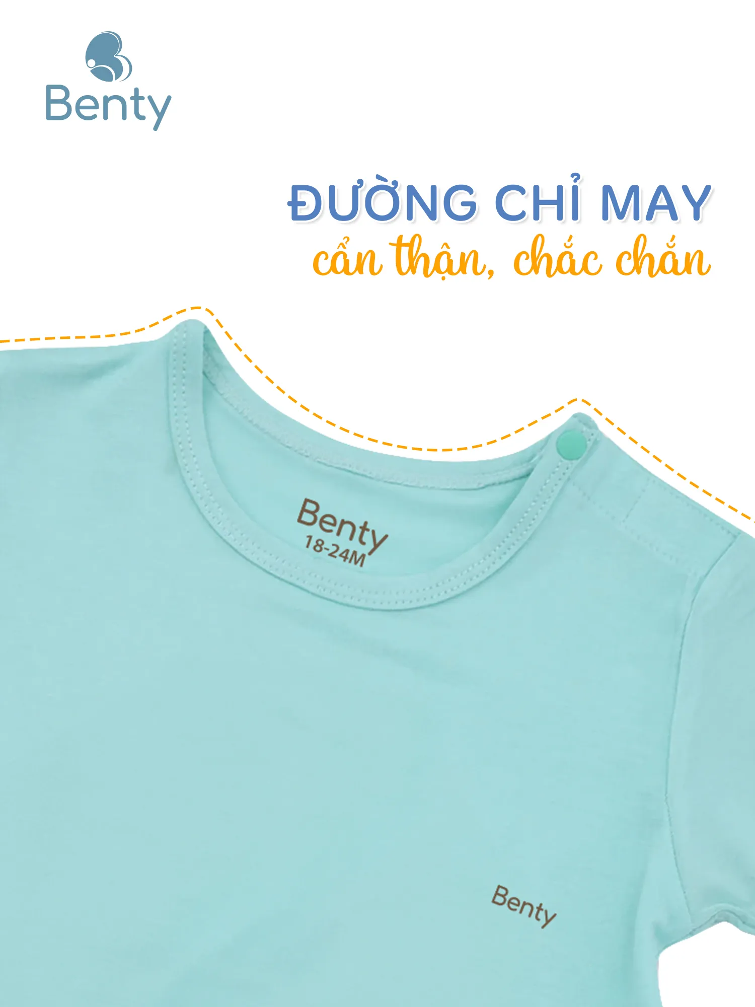 Bộ áo cộc quần dài BENTY trơn basic, cài vai tiện lợi