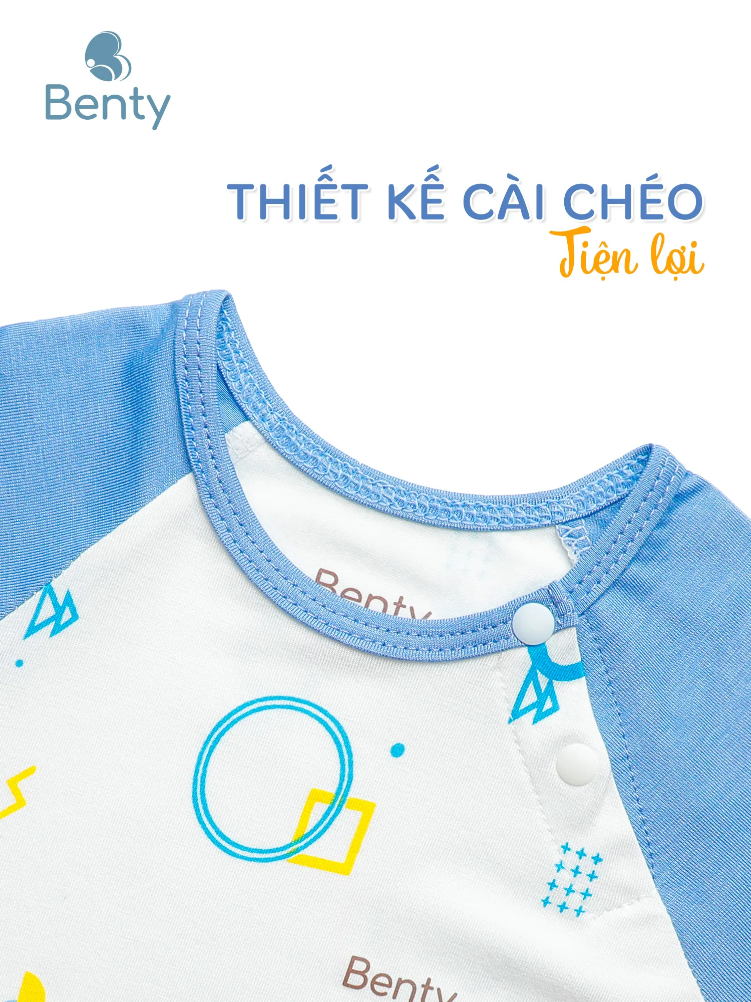 Bộ áo cộc chéo quần dài BENTY họa tiết, chất vải cao cấp