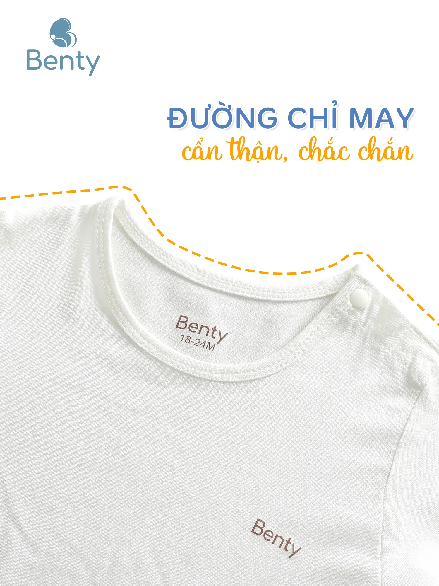 Áo dài tay lẻ cổ tròn BENTY, chất vải cao cấp
