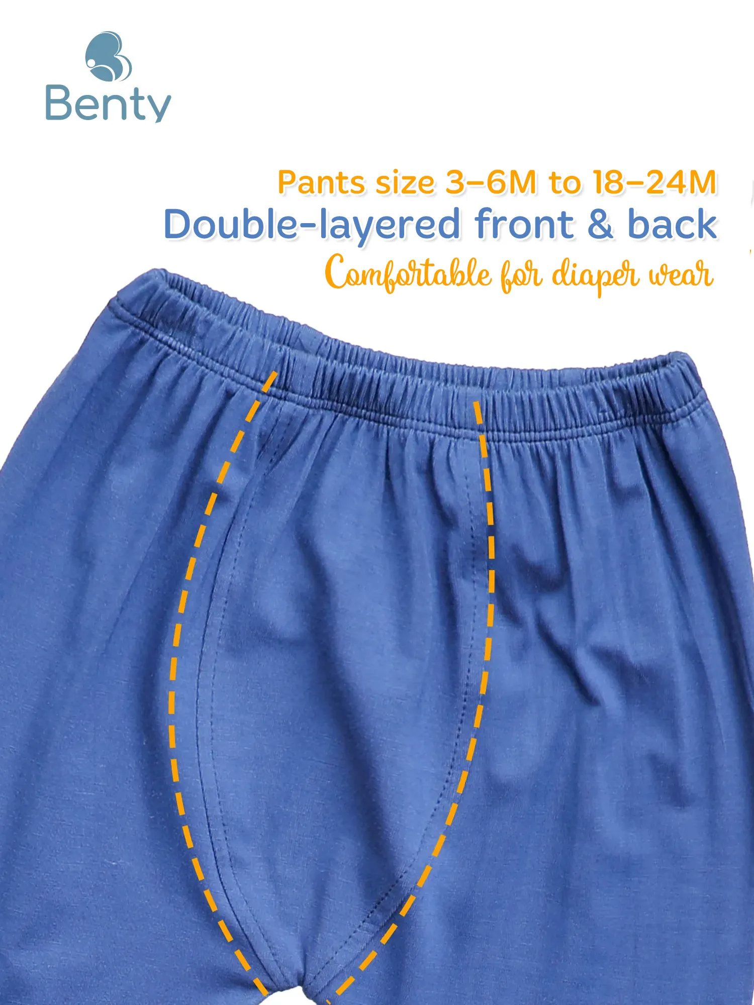 BENTY Soft, Smooth, and Cool Long-Sleeve Front-Snap Outfit