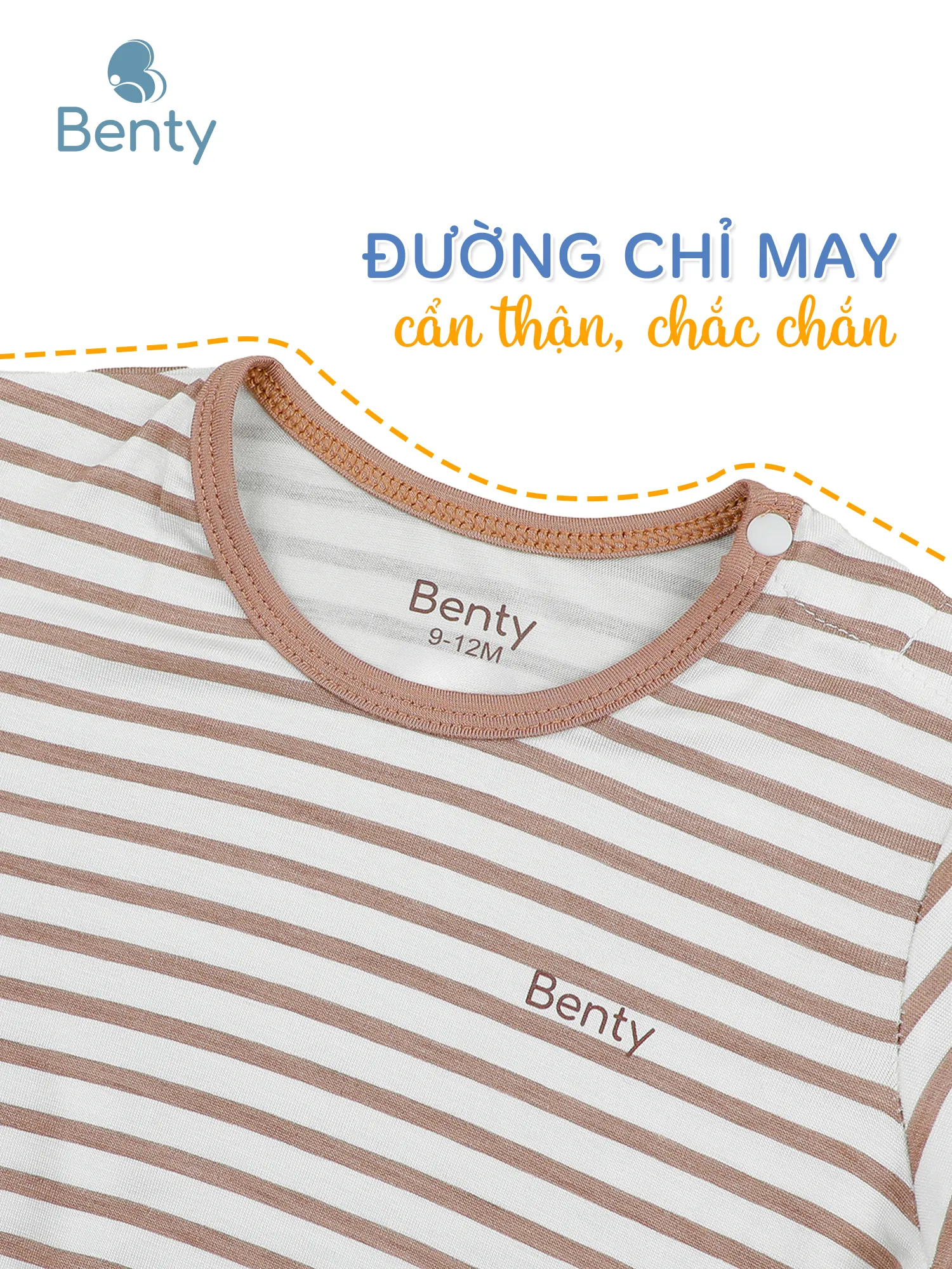 BENTY full striped short-sleeve top and long pants set