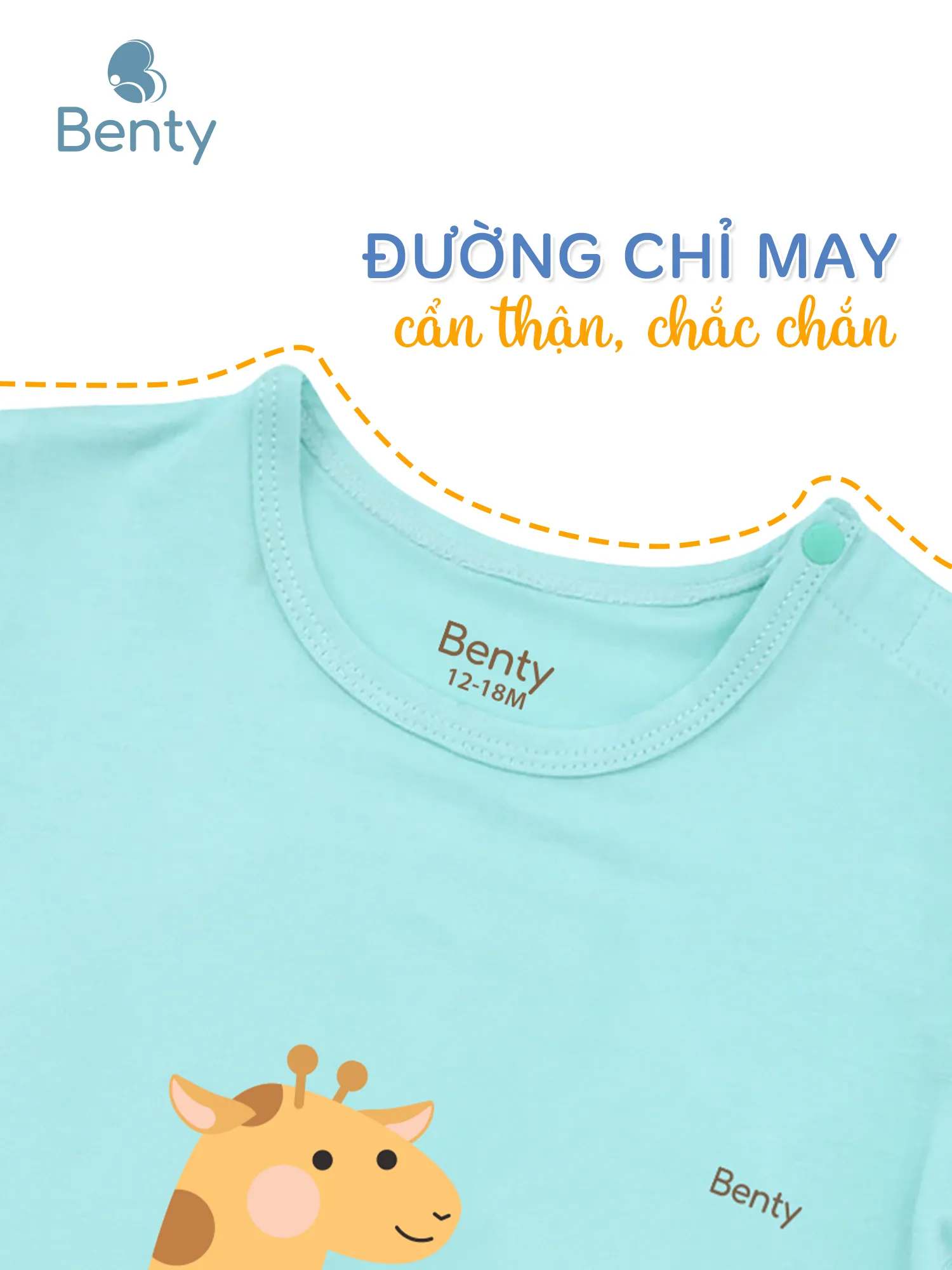 Bộ cộc tay cài vai in hươu BENTY BT003,quần áo trẻ em mềm mịn