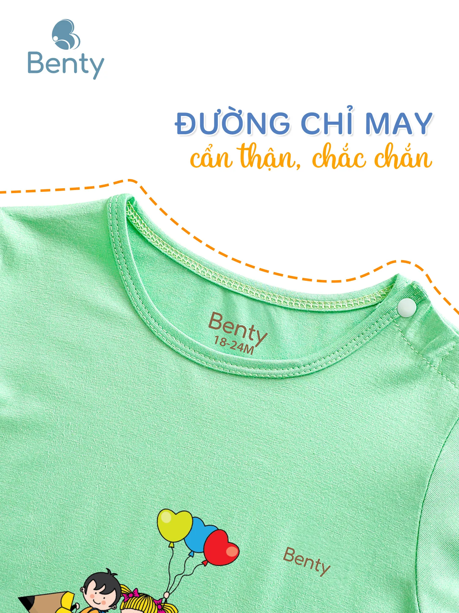 Áo lửng quần lửng BT034 BENTY chất vải mềm mịn mát cho bé