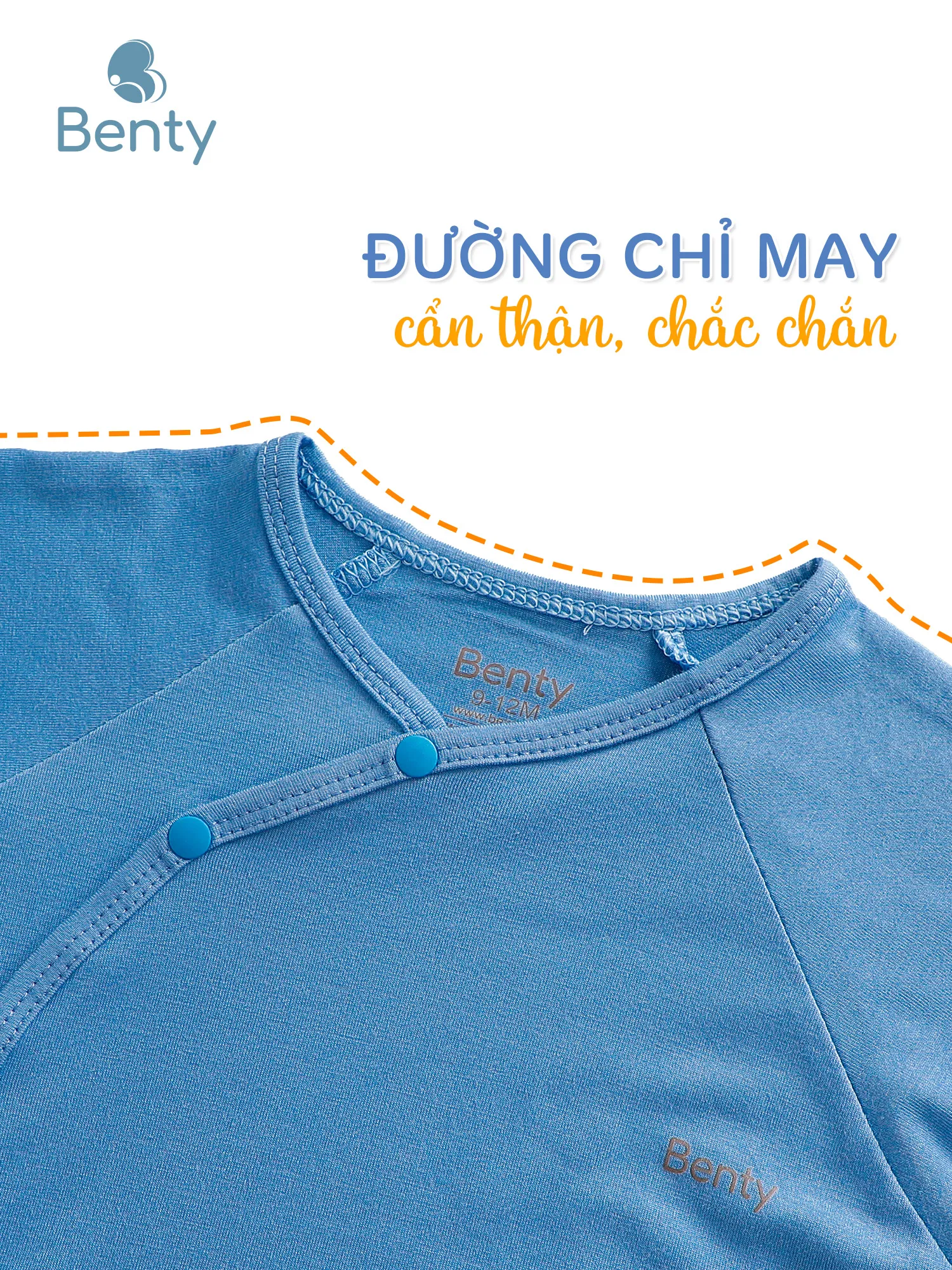 Dài tay cài lệch trơn BENTY chất liệu cao cấp mềm mịn