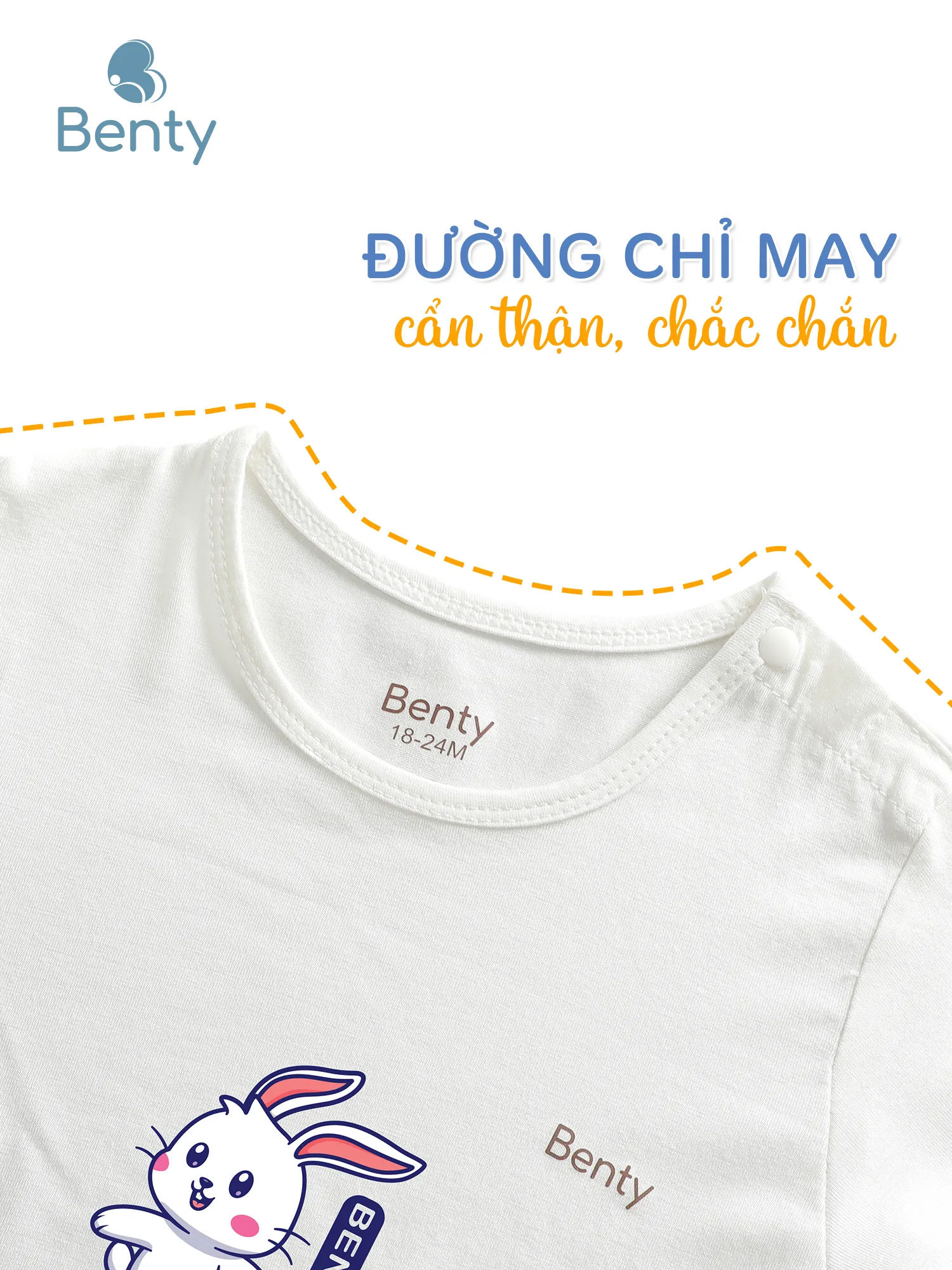 Dài tay cài vai BT013 BENTY quần áo bé trai bé gái cao cấp