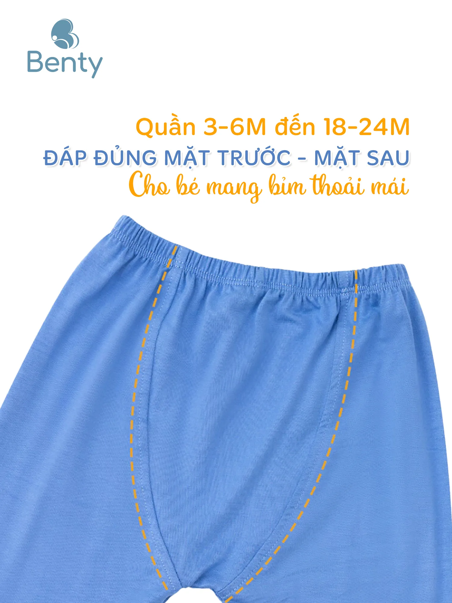 Dài cài vai họa tiết hình dạng BENTY đồ trẻ em mặc điều hòa